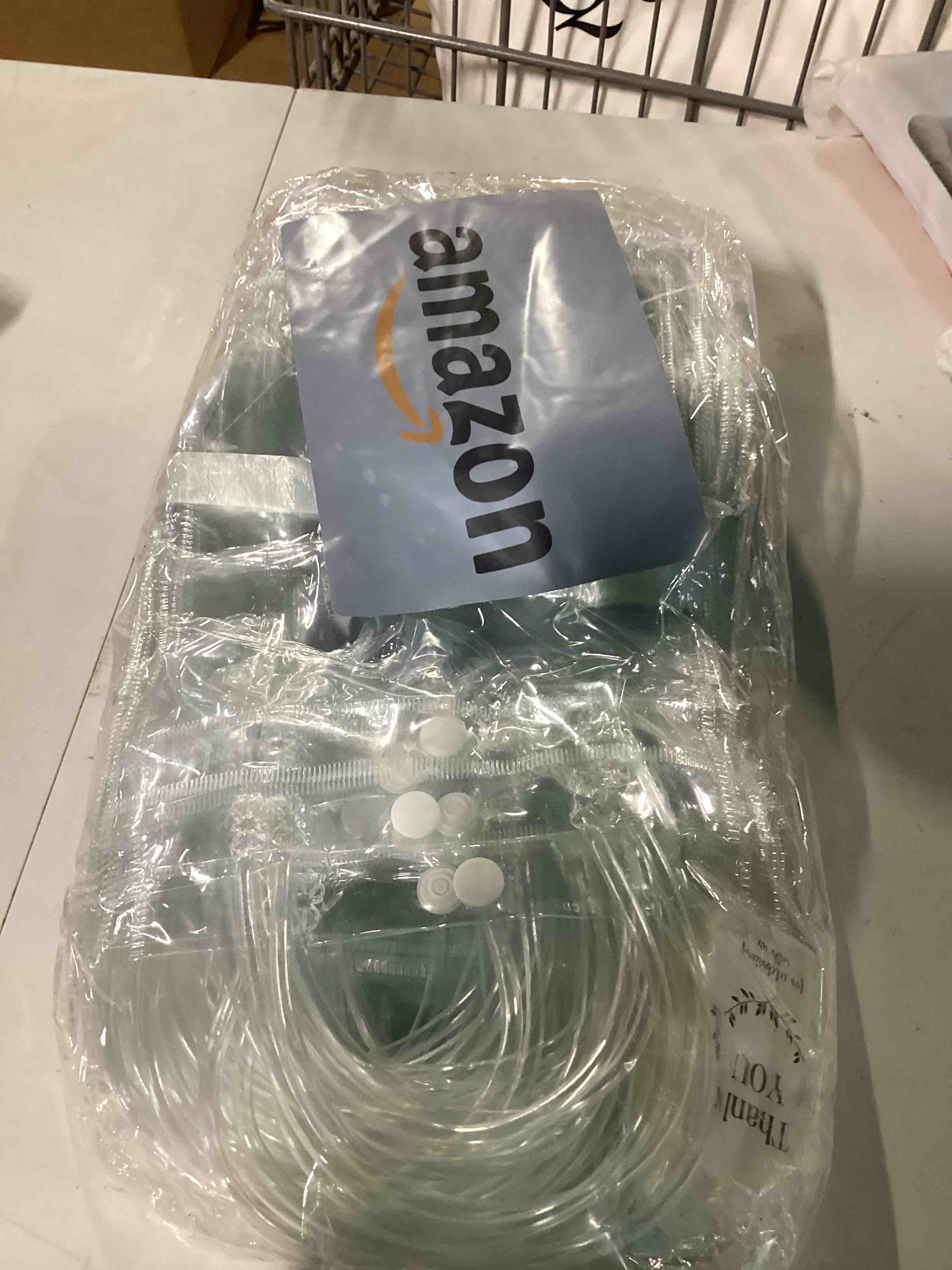 Condition photo showing Good Condition for mauproy 50 pack clear plastic gift bags with handles, party favor bags with ribbons and tags, reusable goodie tote bags for valentine's day wedding baby shower (6.7” x 9.1” x 2.8") 50 9.1x6.7x2.8 inches