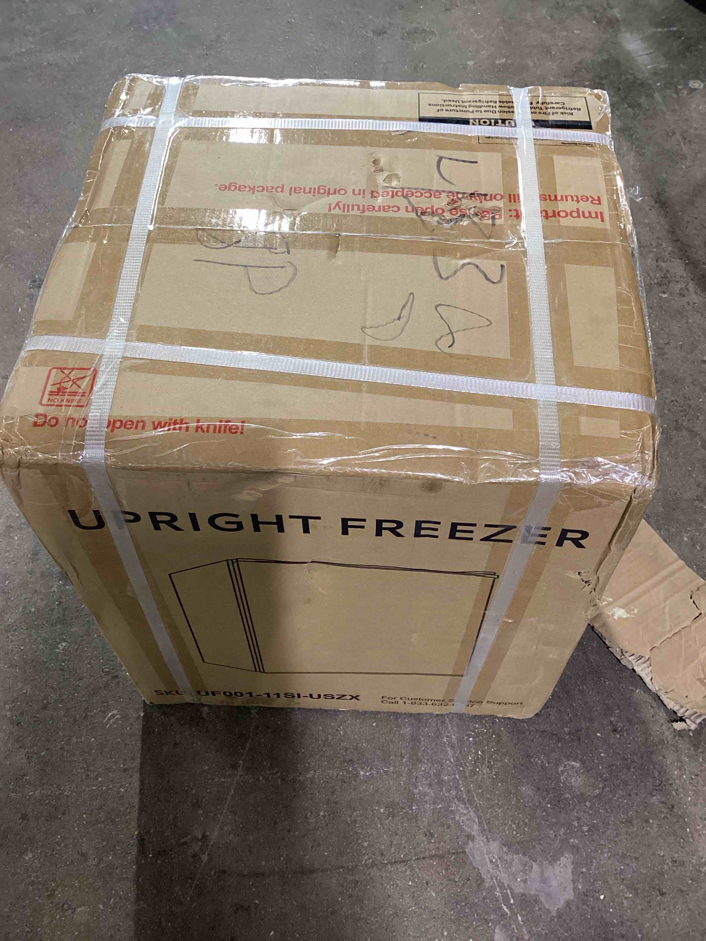 upright freezer