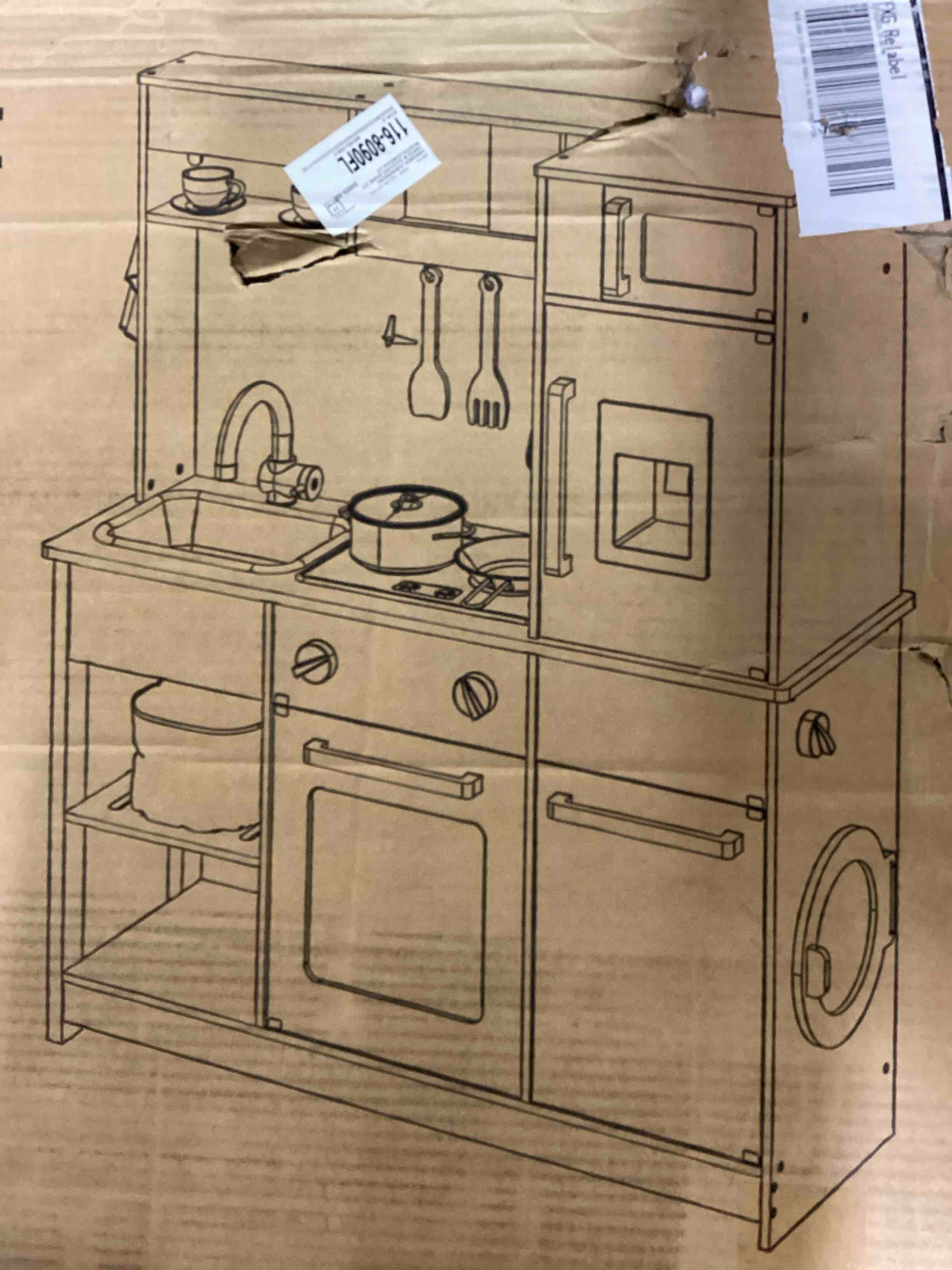 Condition photo showing Good Condition for play kitchen set