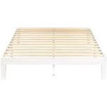 white bed frame