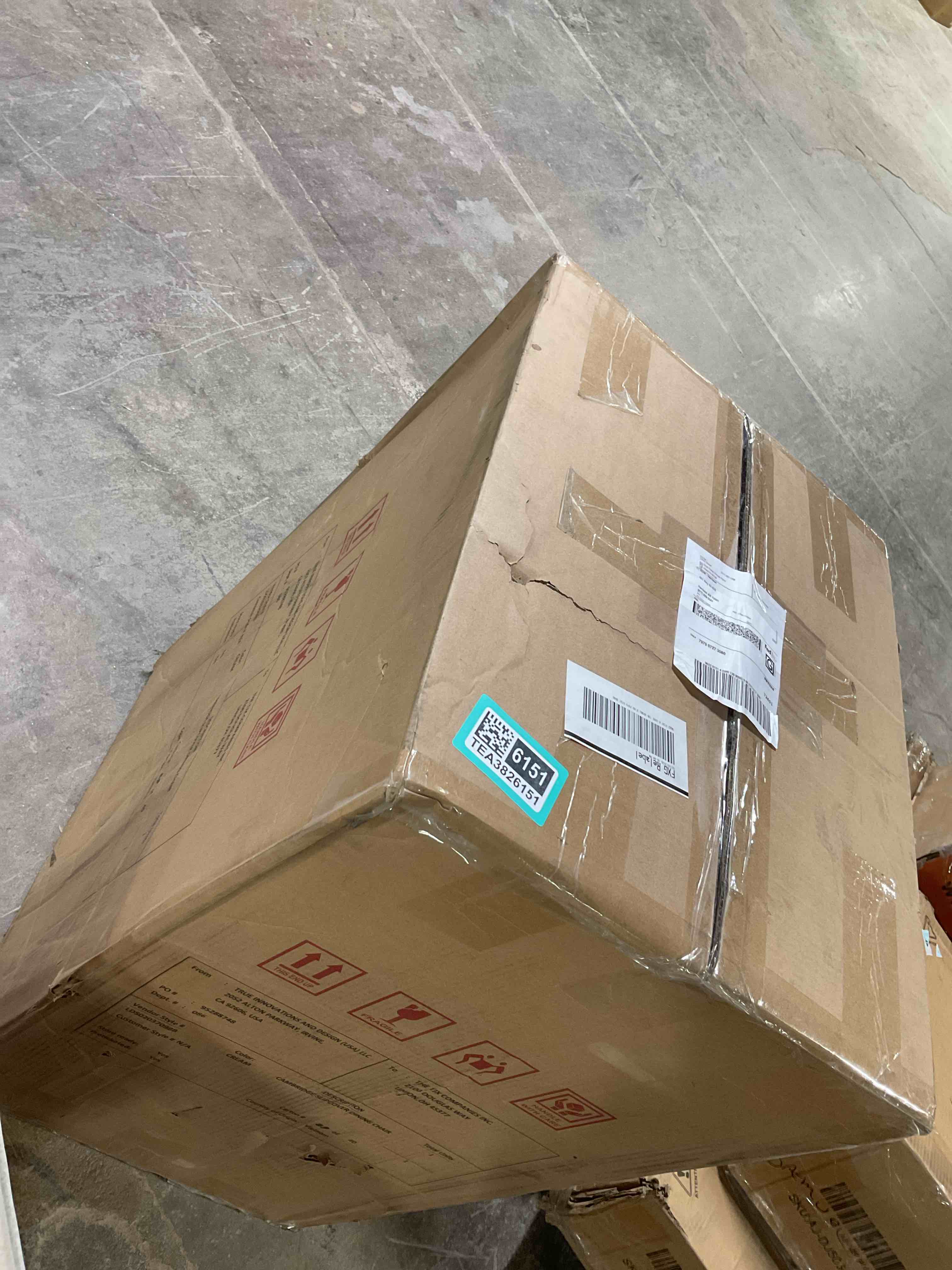 Condition photo showing Good Condition for Fabric Upholstered Dining Chairs High Back Parsons Kitchen Chairs With Solid Wood Feet