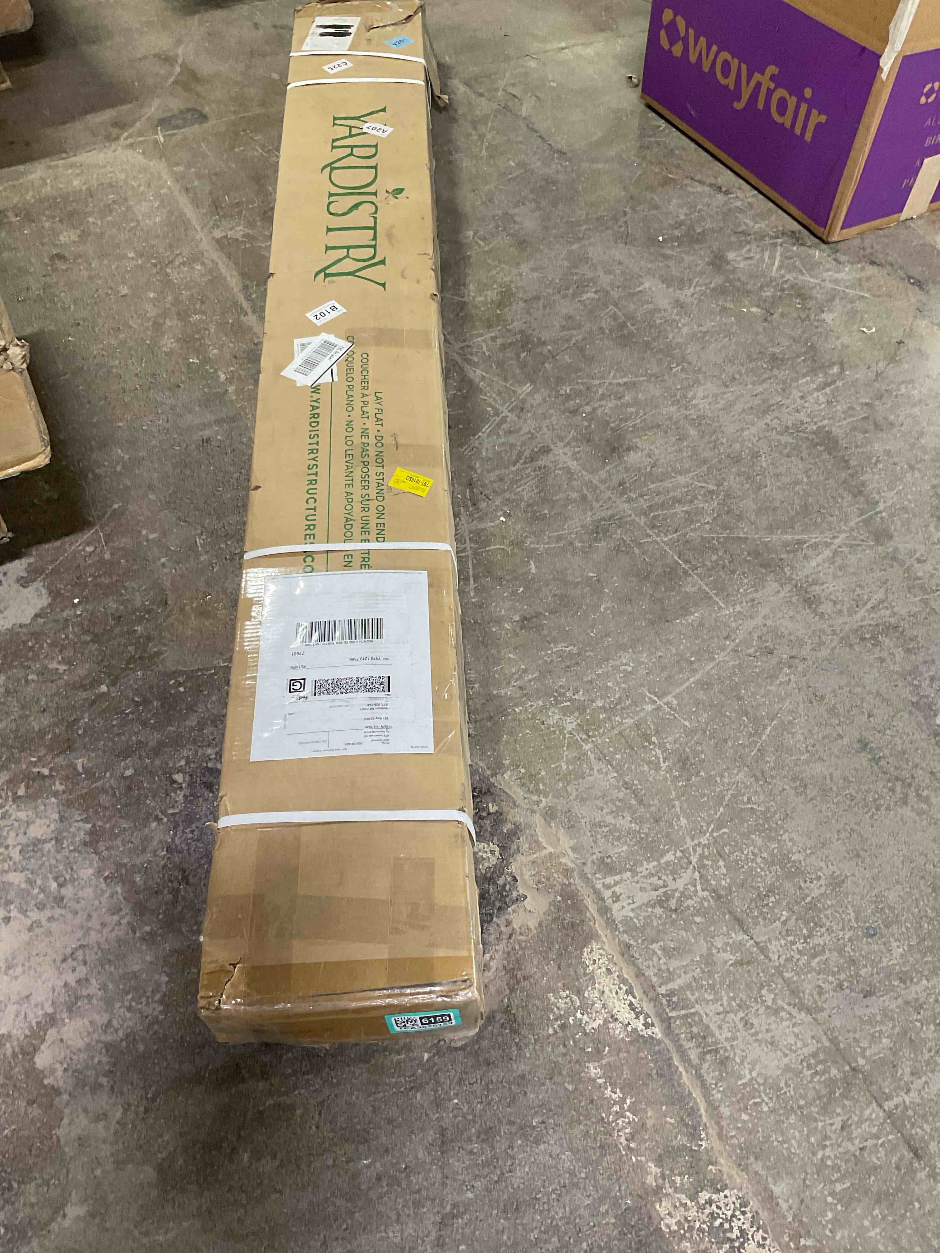 Condition photo showing Good Condition for 10 Meridian Privacy Wall Â– Premium Cedar Wood Panel with Stylish Slat Design