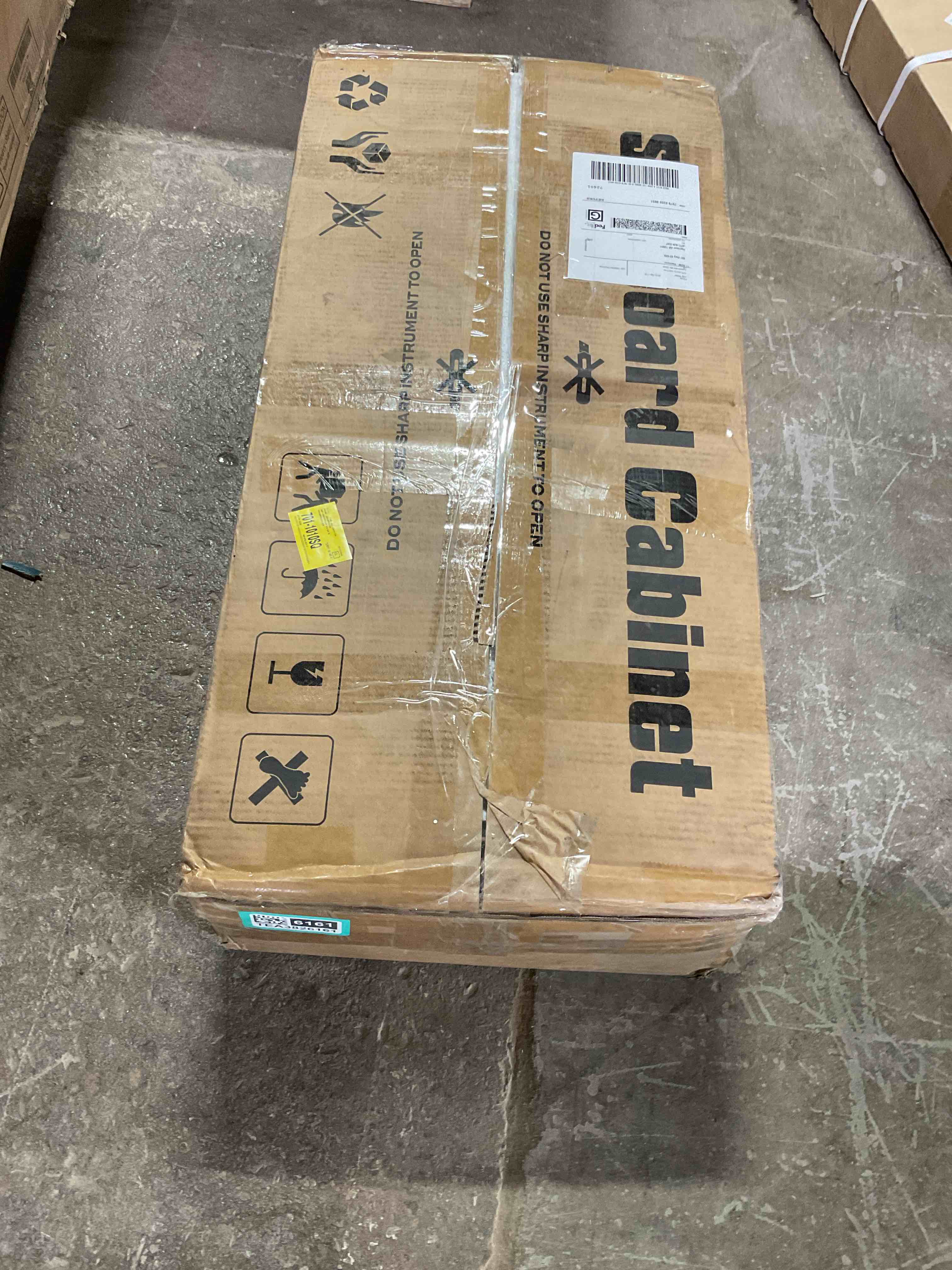 Condition photo showing Good Condition for (INCOMPLETE) Juanetta Upholstered Platform Storage Bed With 4 Drawers