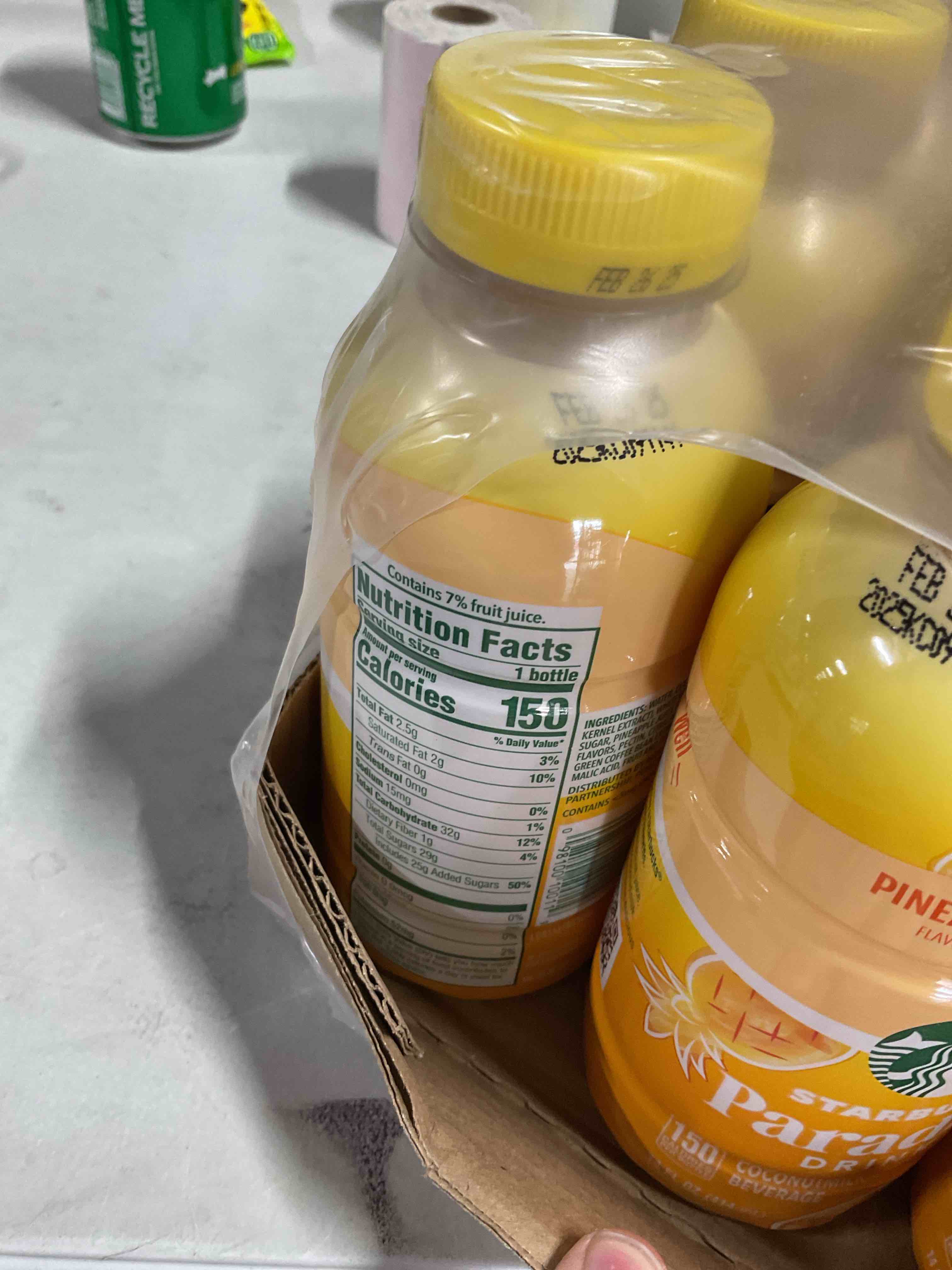 Condition photo showing New/Like New for Starbucks Paradise Drink 14OZ 12PK (Pineapple, Passionfruit, + Coconut)