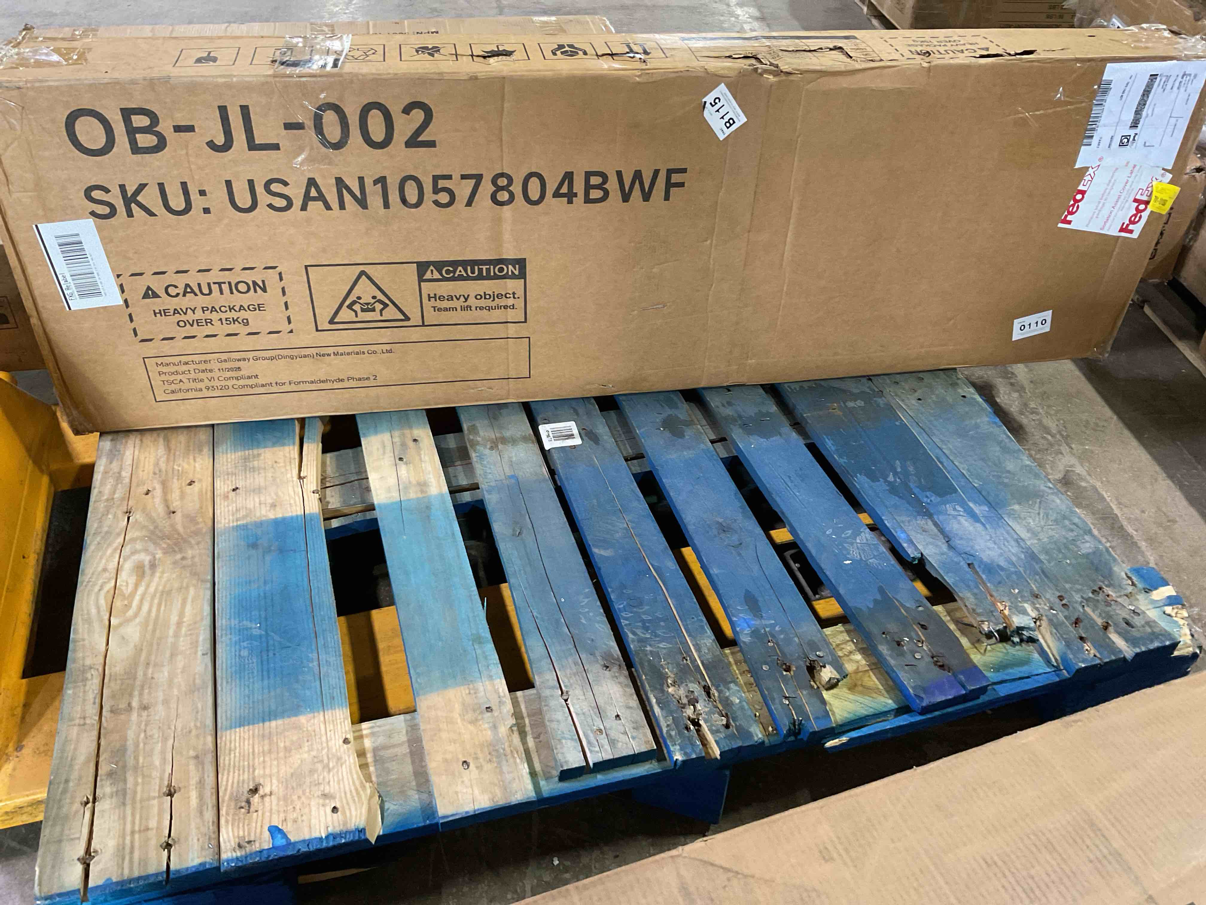 Condition photo showing Good Condition for 55” Sideboard Storage Cabinet With Doors And Shelves - Credenza Storage Cabinet For Office, Bedroom Storage Cabinet, Hallway Storage Cabinet, Console Storage Cabinet