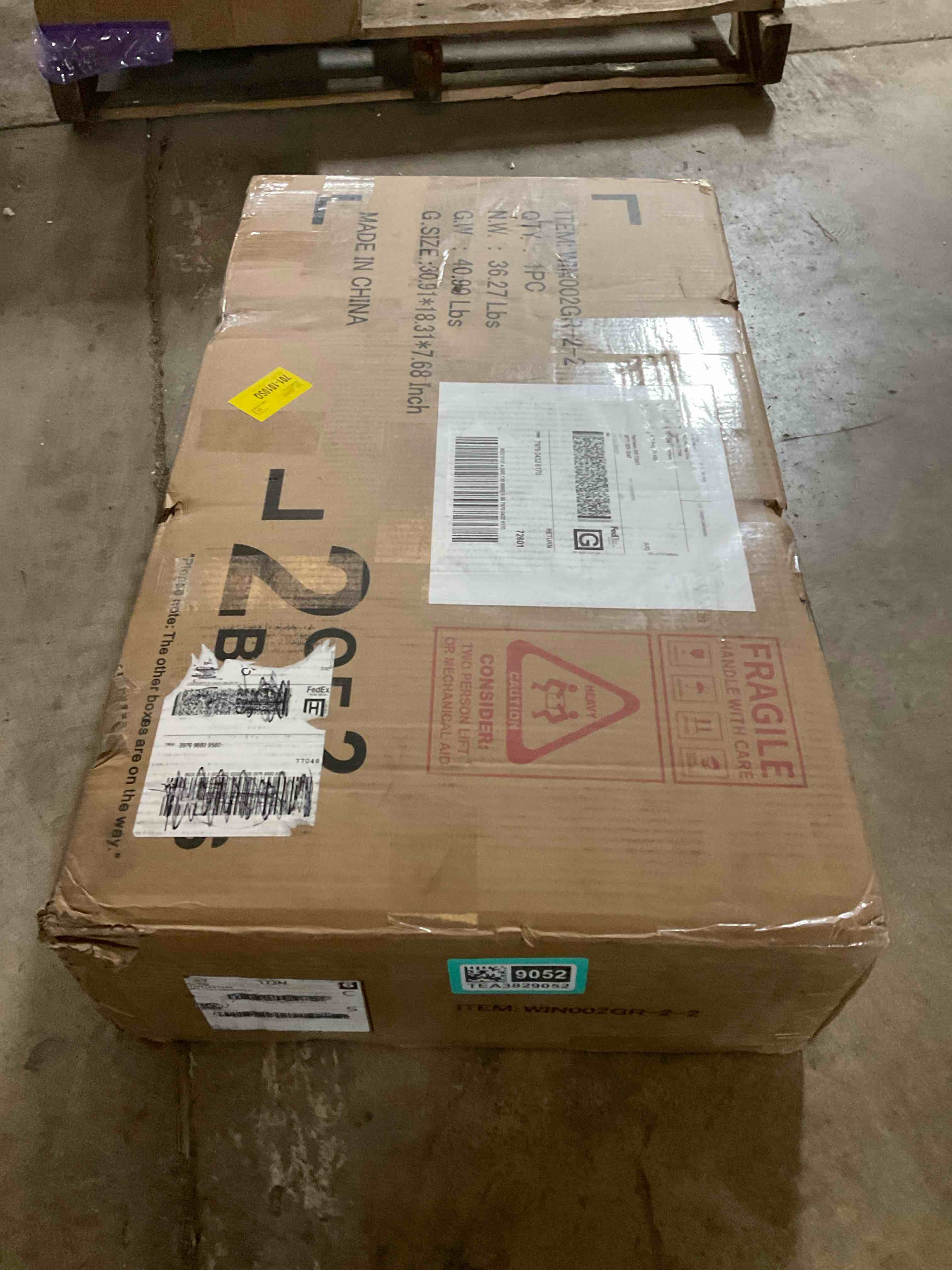 Condition photo showing Good Condition for (INCOMPLETE BOX 2, ONLY) 71" Pantry Cabinet with Charging Station and LED Lights