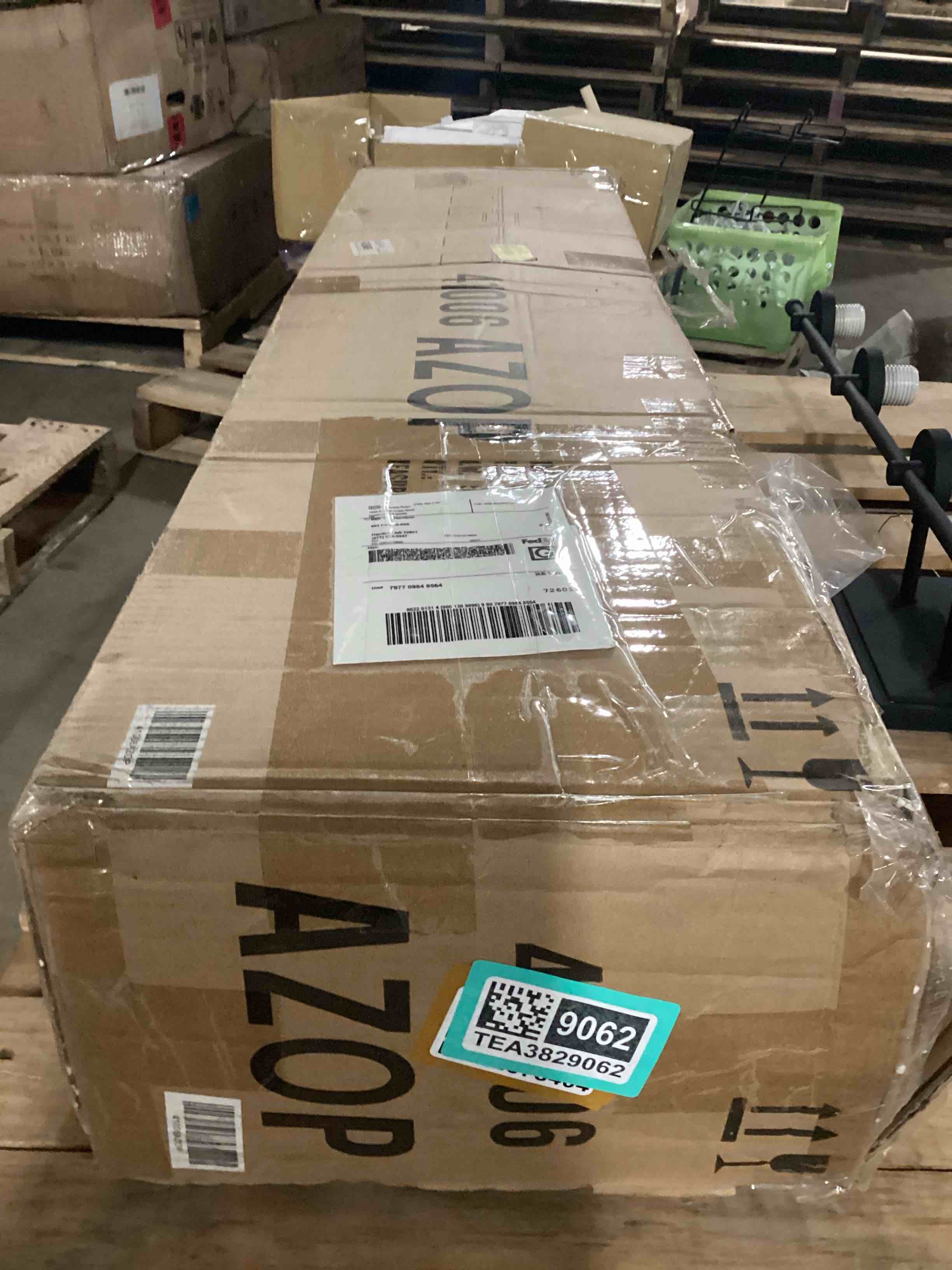 Condition photo showing Good Condition for Ceriel 6 - Light Steel Dimmable Vanity Light ( 2 glass shades missing)