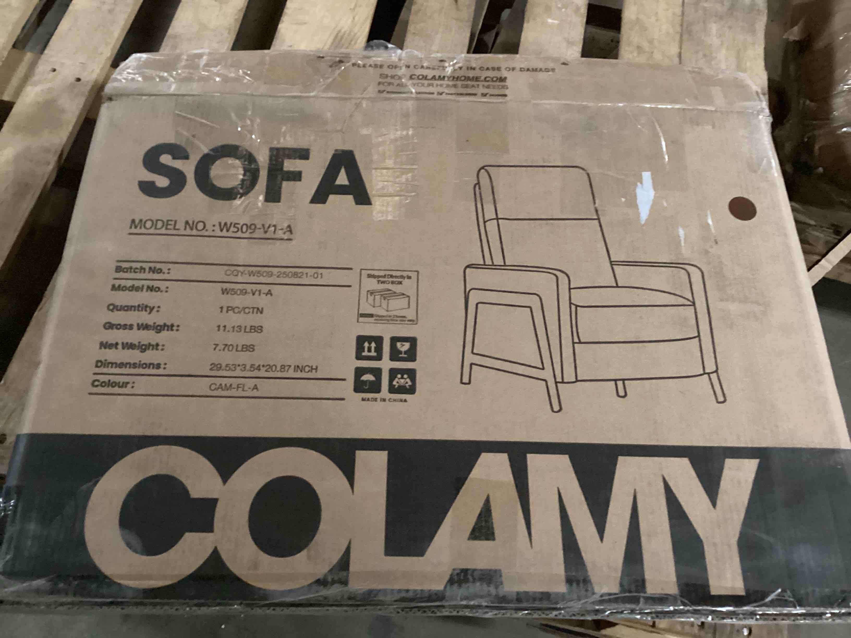 Condition photo showing Good Condition for Chair Legs for Model # W509-V1-A “(1Box only)”