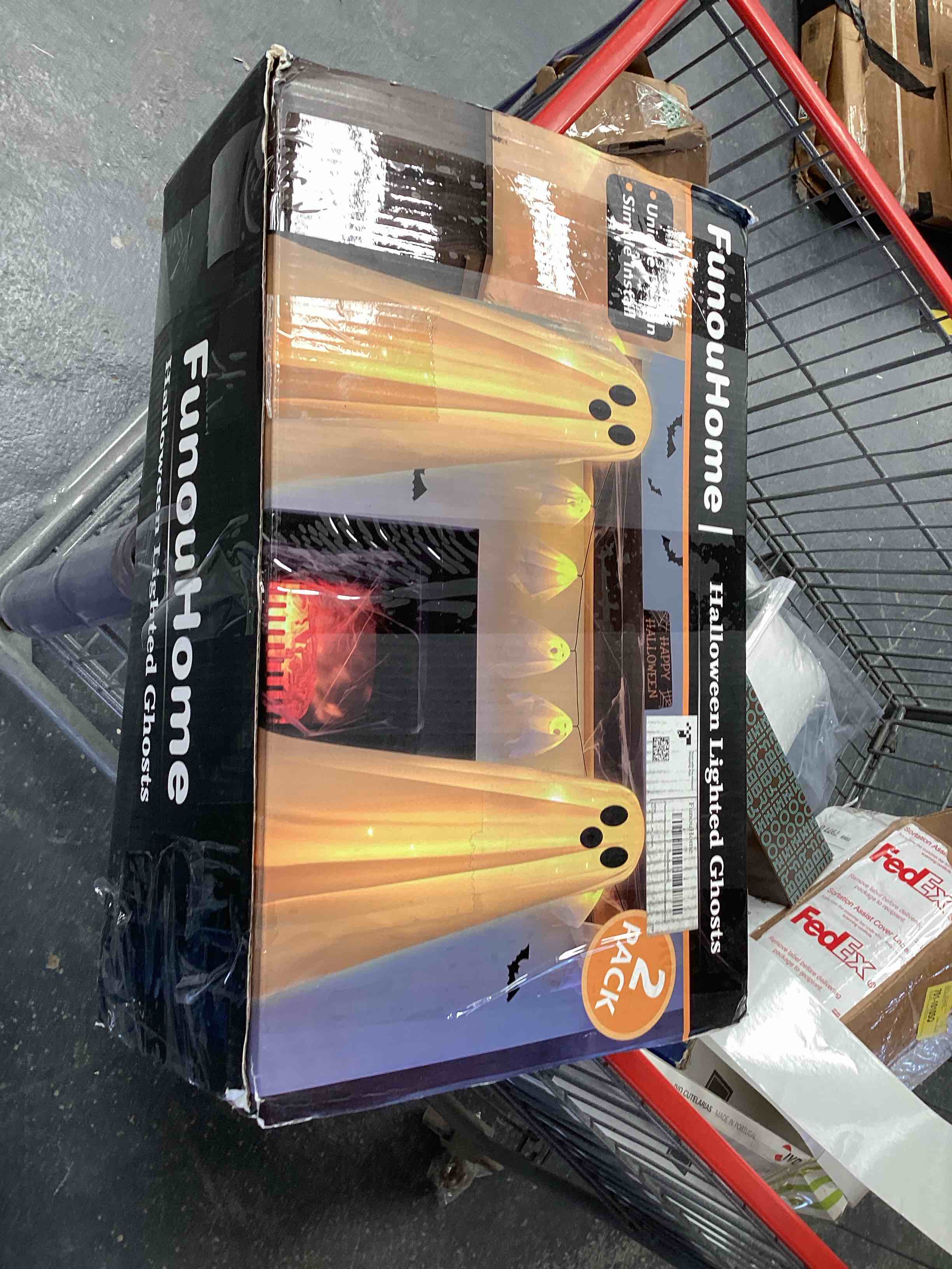 HALLOWEEN LIGHTED GHOSTS