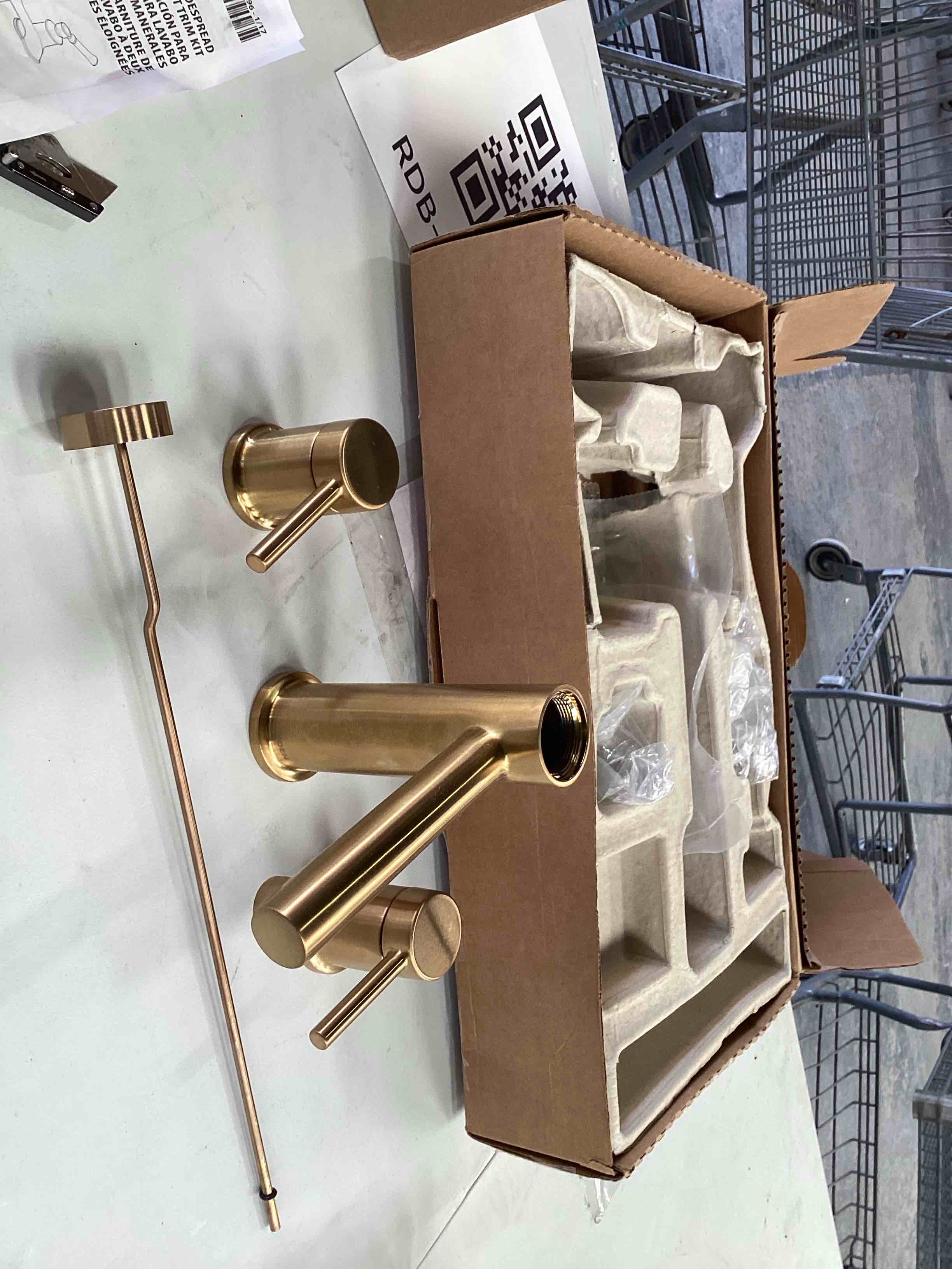 MOEN Bathroom Faucet and Hot/Cold Handles