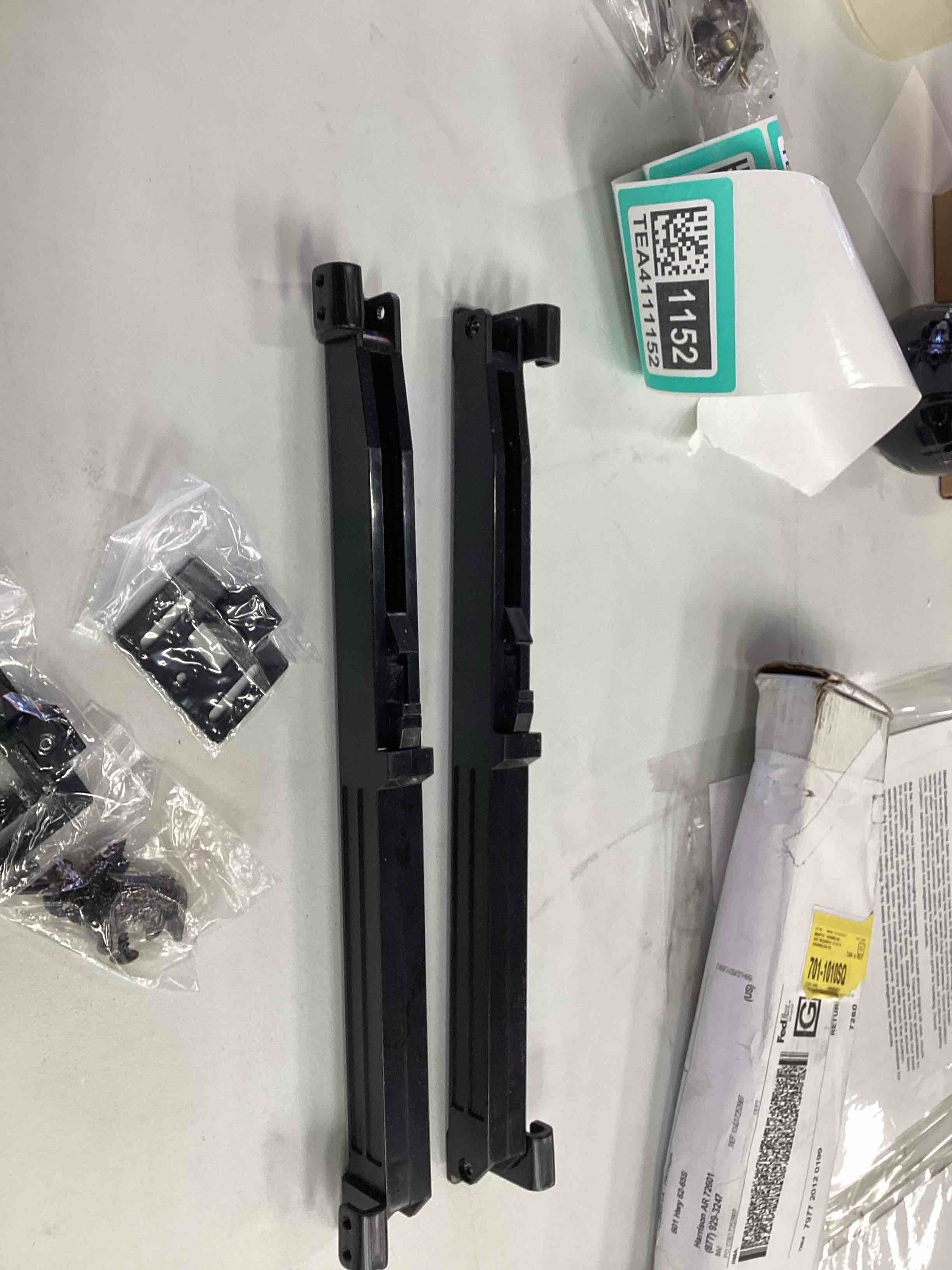 84"H Wood and Primed Bookshelf Style Barn Door with Mounting Hardware Kit