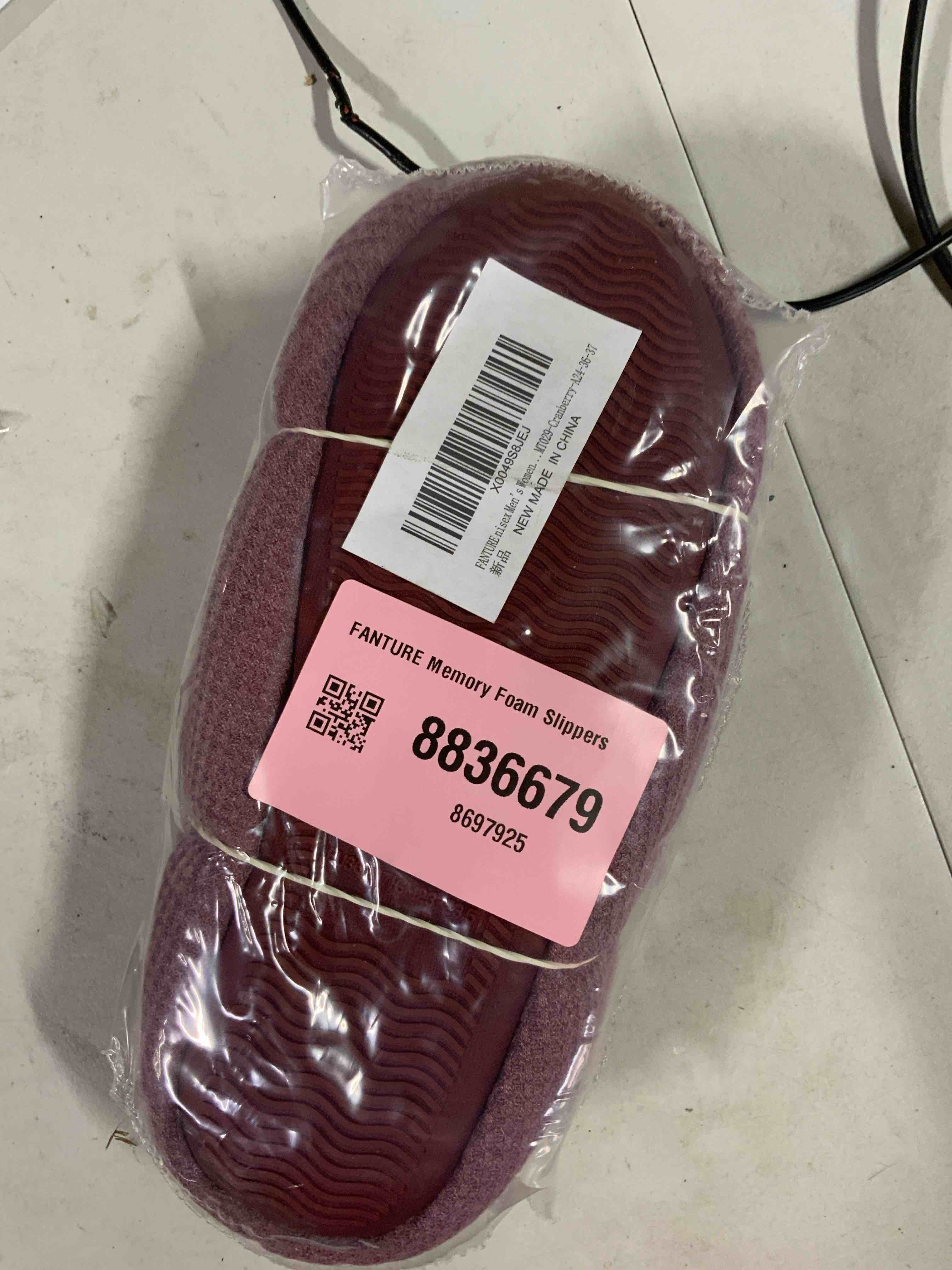 FANTURE Memory Foam Slippers a24 36 37