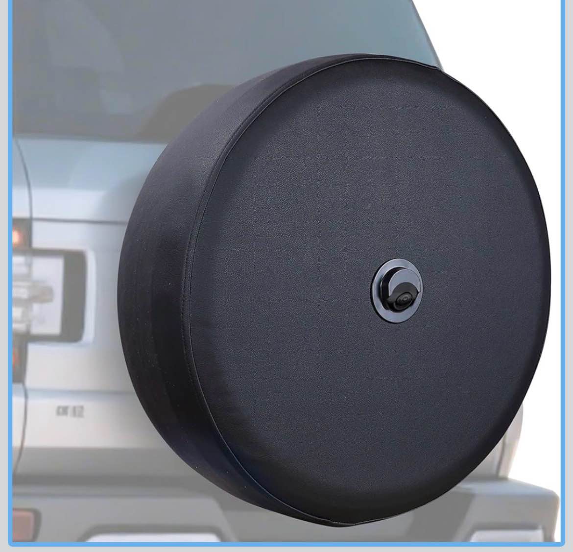 amooca spare tire wheel cover with backup camera hole compatible with ford bronco?2021-2025? spare t