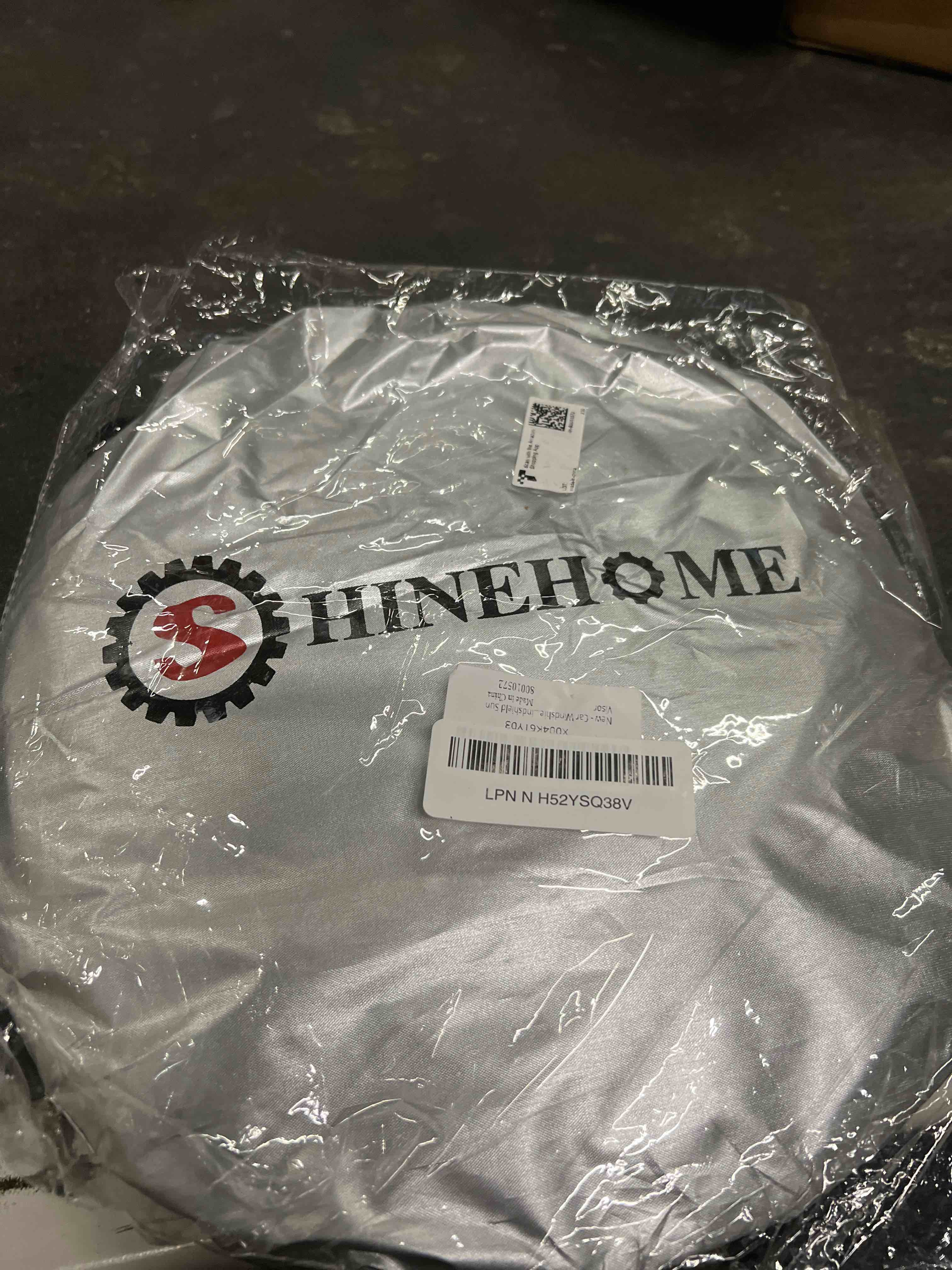 Condition photo showing As Is for Car Windshield Sun Shade Compatible with 2014-2024 2025 Jeep Grand Cherokee Accessories Foldable Front Window Sunshade Custom Windshield Sun Visor For 2014-2025 Jeep Grand Cherokee