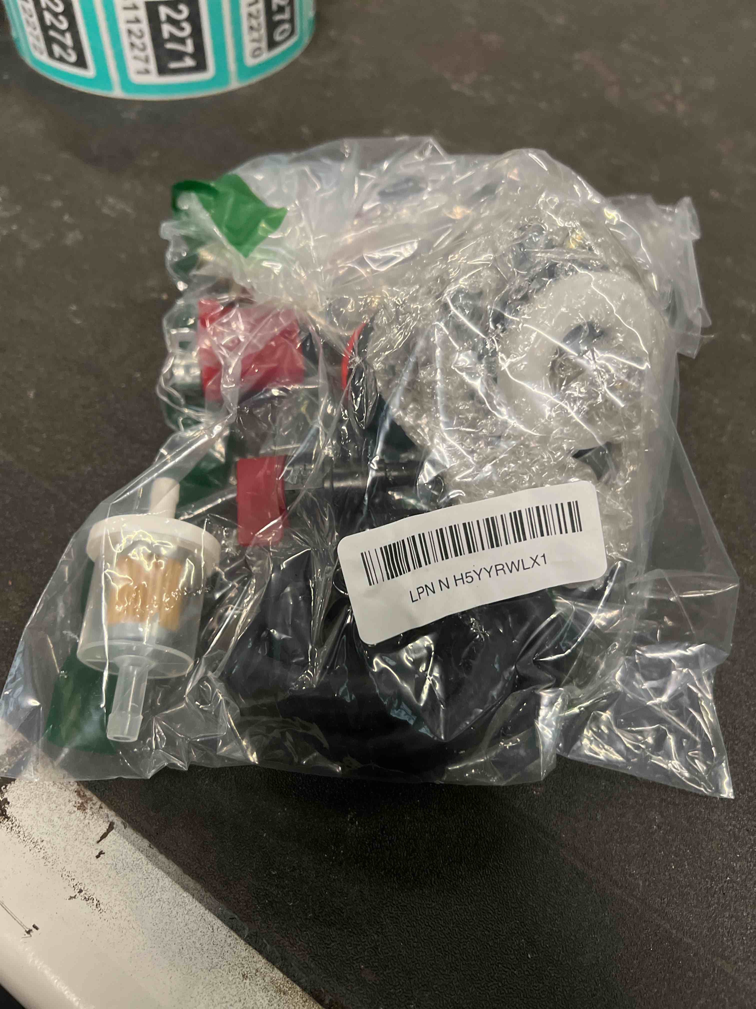 Condition photo showing As Is for Carbhub 640052 Carburetor for Tecumseh HMSK80 HMSK90 HMSK100 LH318SA LH358SA Snow Blower Thrower 8HP 9HP 10HP Engine Tecumseh 640054 640349 Carburetor with Primer Bulb - 640052 Carburetor