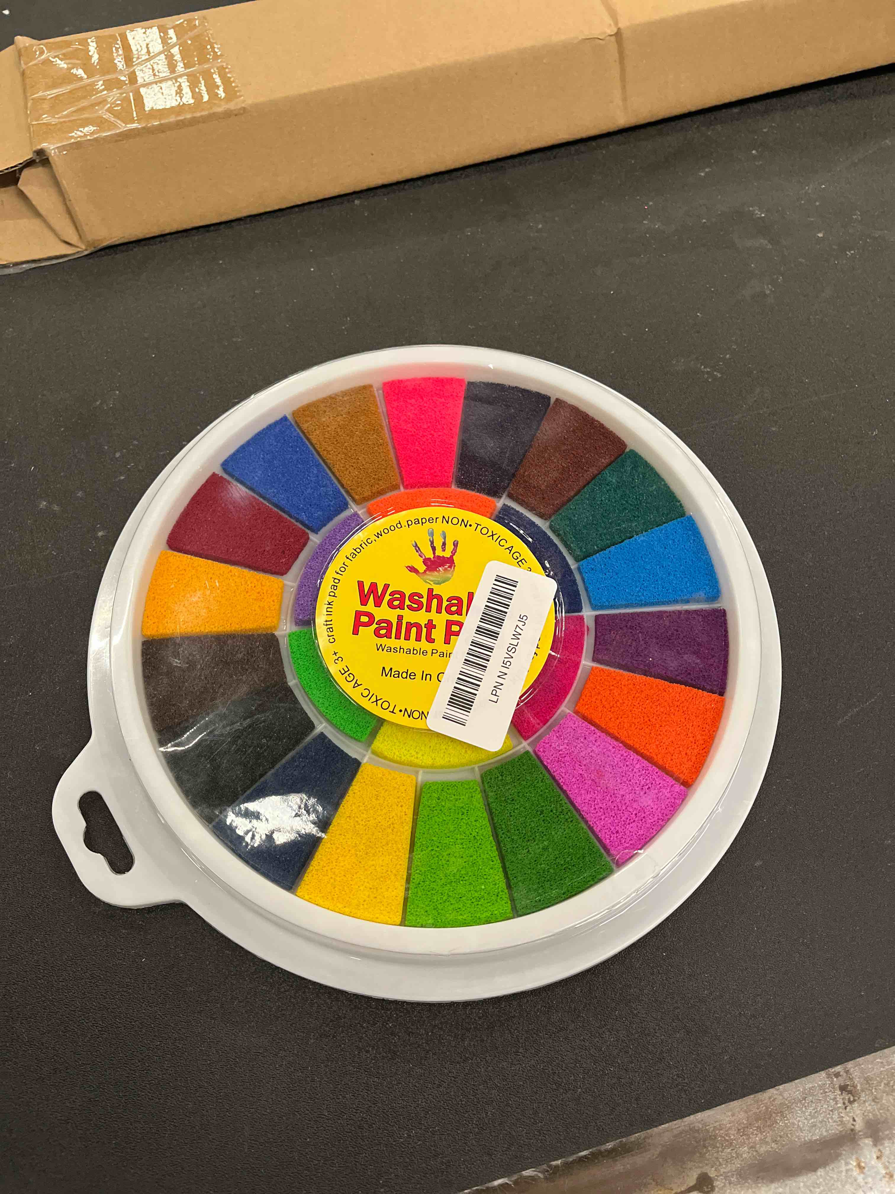 Condition photo showing Good Condition for Finger Paint Kit,25 Colors Washable Funny Finger Painting Kit whit Book,DIY Crafts Painting,Colorful and Easy Clean Up (25 Colors)