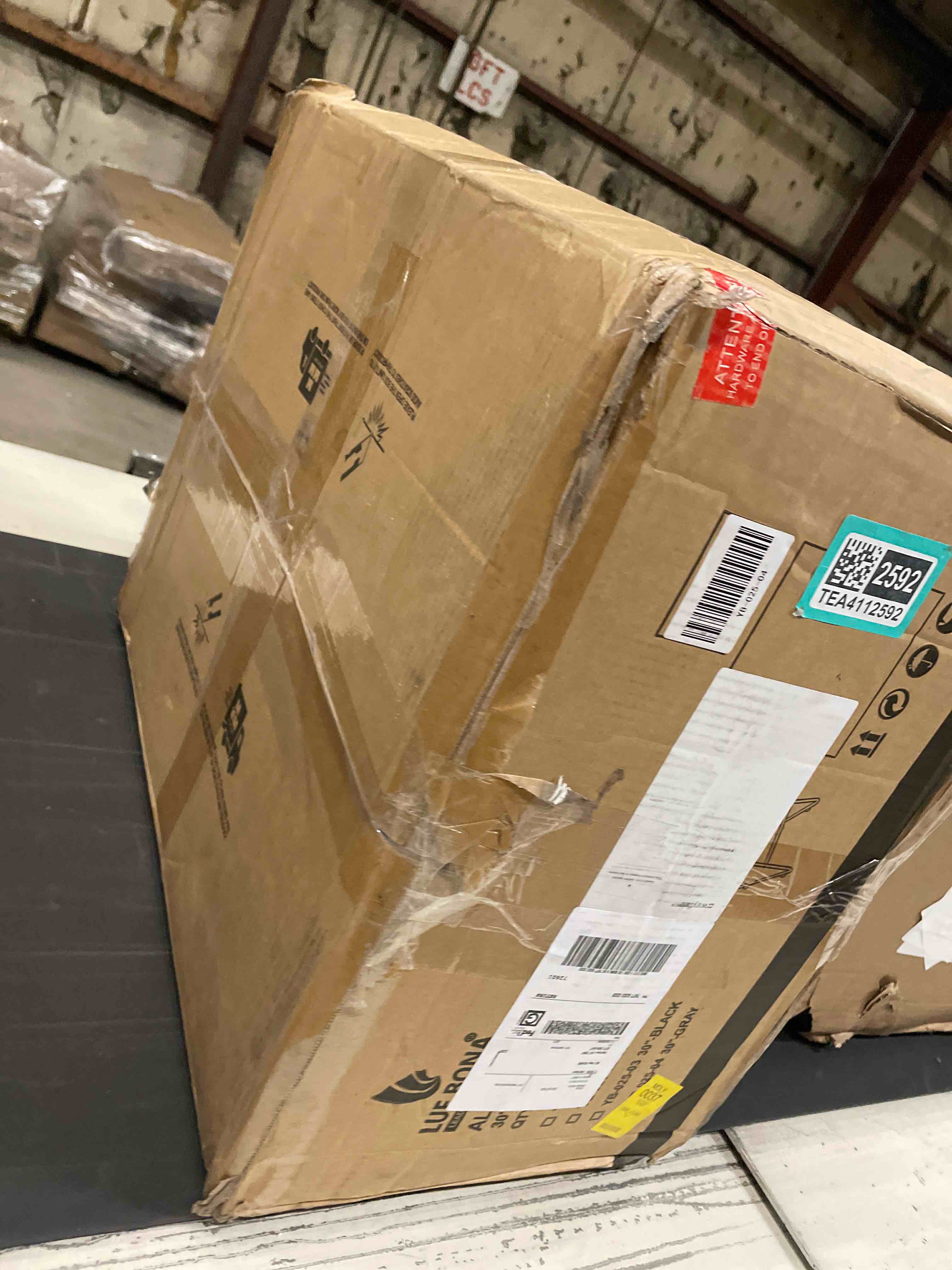 Condition photo showing As Is for Ratzlaff 24" Counter Stool