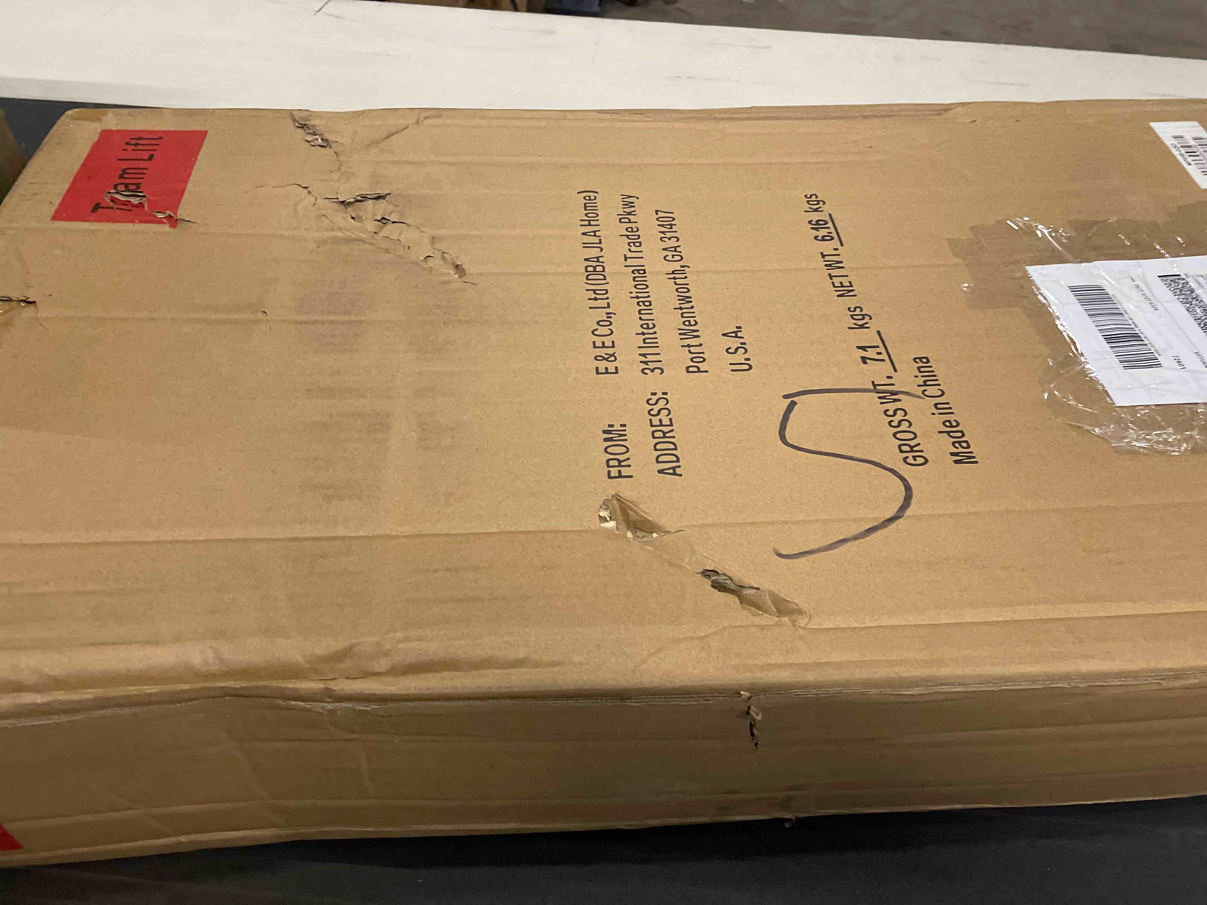 Condition photo showing As Is for Abequa Carved Wood 2-piece Wall Art Set