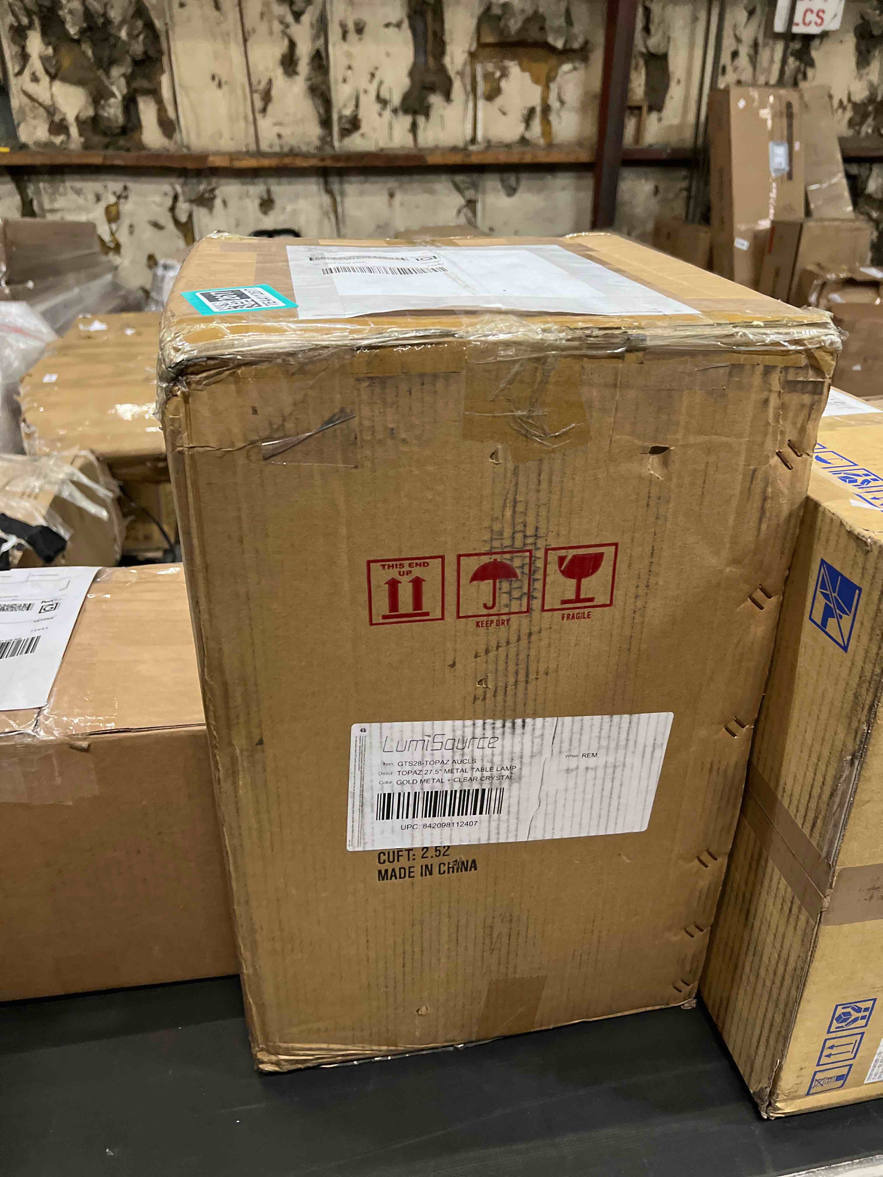 Condition photo showing As Is for Bromwich 27.5" Table Lamp