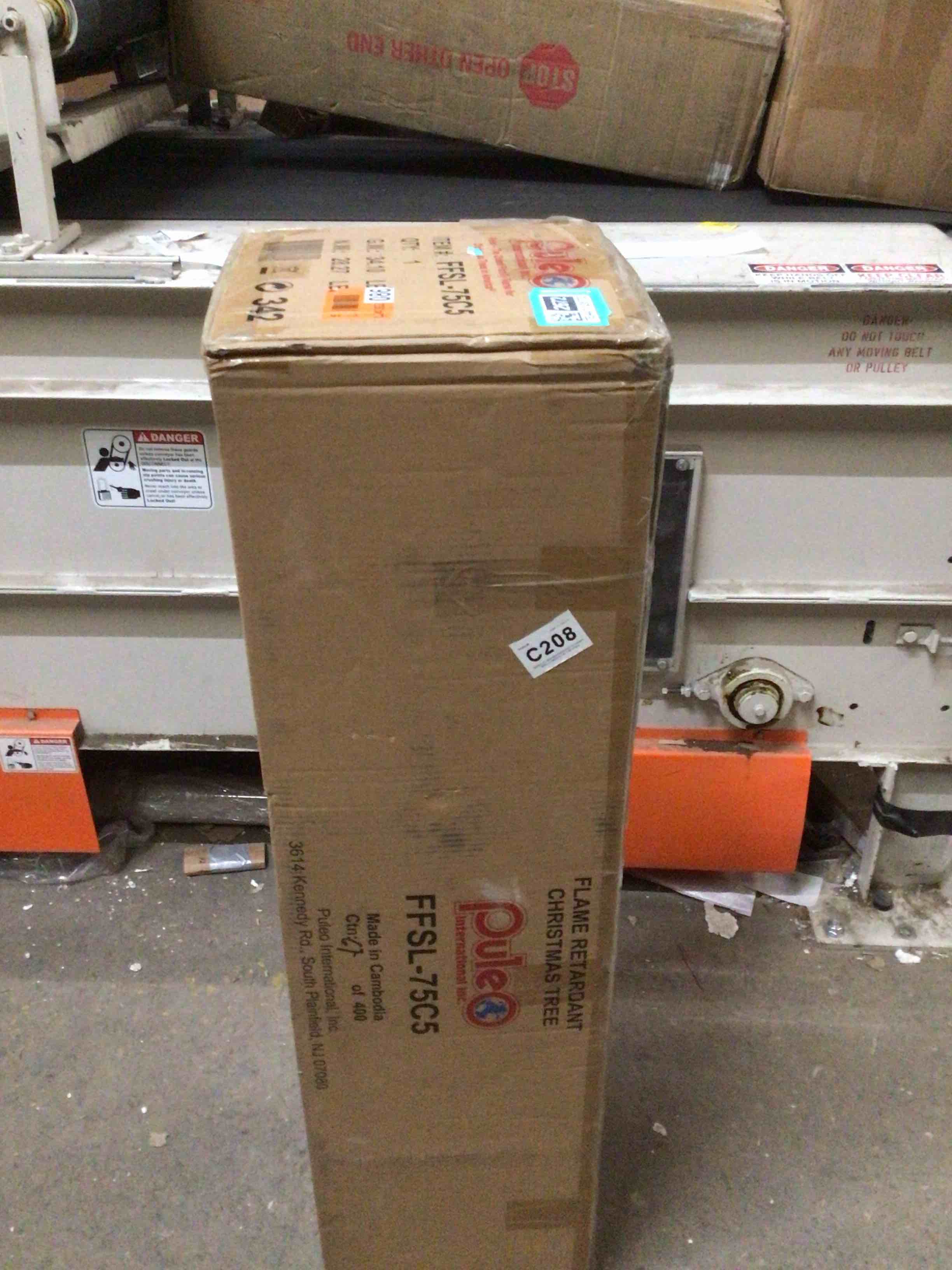 Condition photo showing Good Condition for Fraser Fir Pre-Lit Christmas Tree