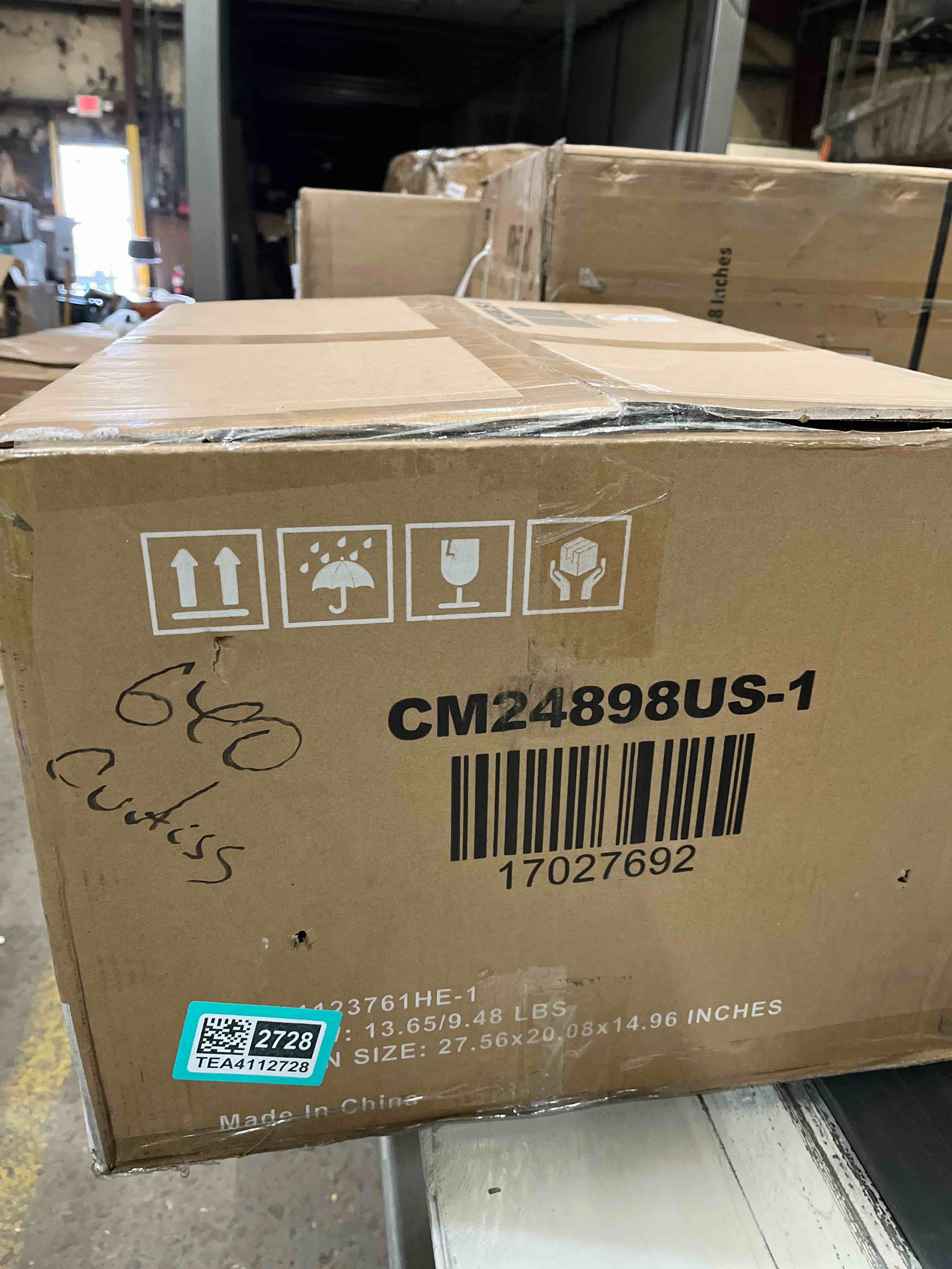 Condition photo showing Good Condition for 6 Ft Pre-lit Nutcracker With Sword 110 Led Lights Zip Ties & Ground Stakes