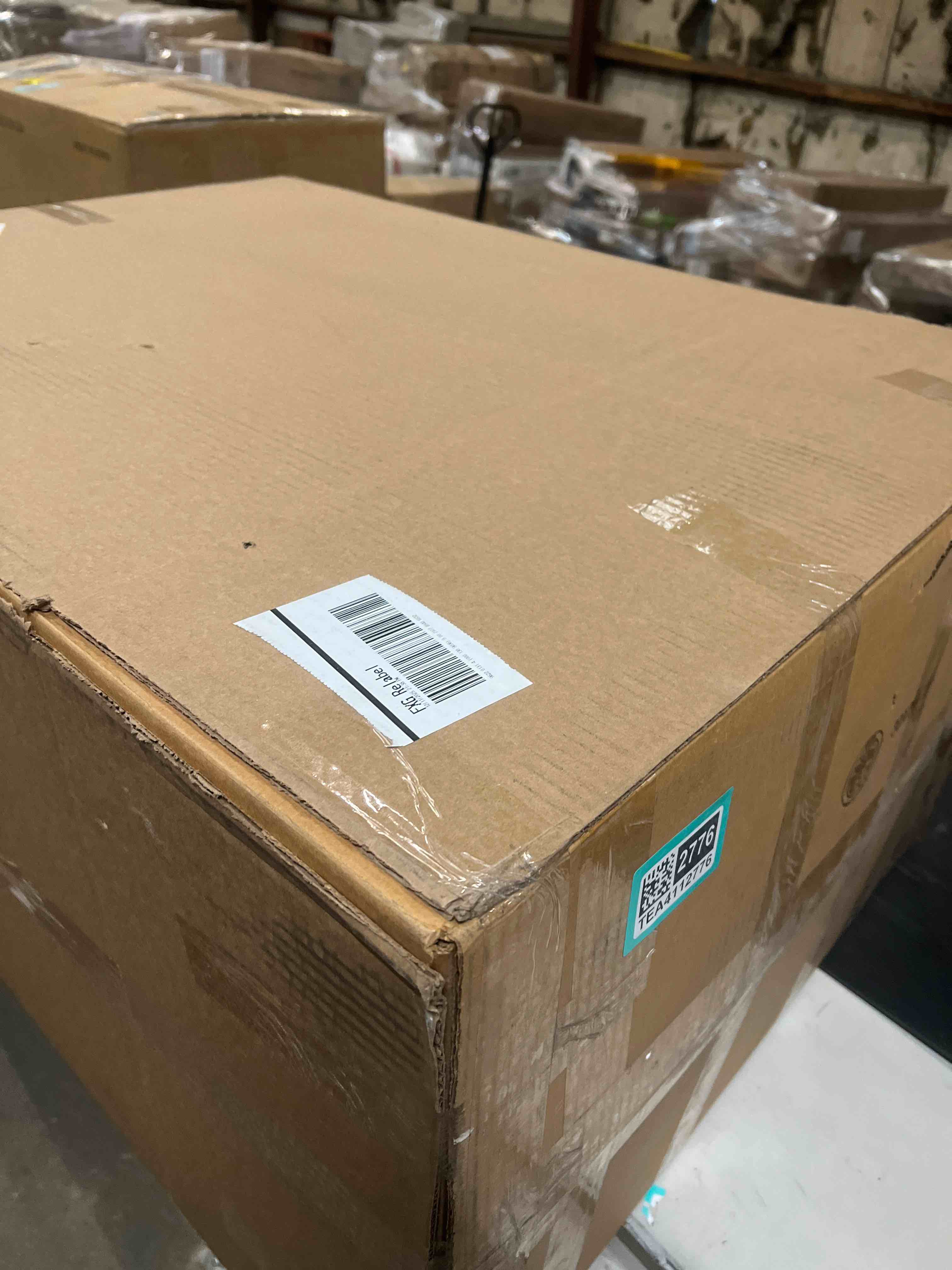 Condition photo showing Good Condition for Twin Size Upholstered Platform Bed With Cute Rabbit Ear Shaped Headboard, With Safety Rail And Pocket, Boucle Fabric