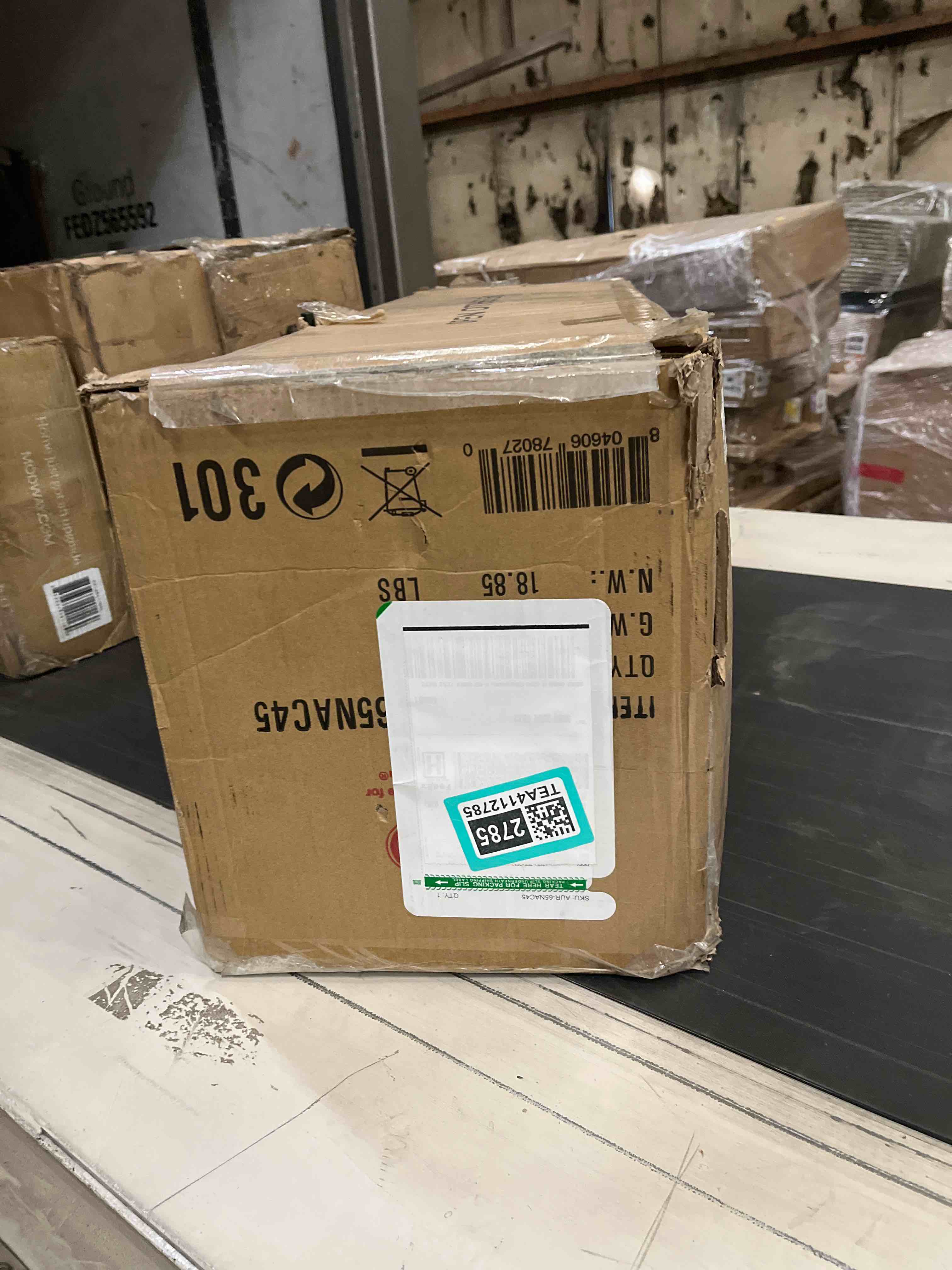 Condition photo showing Good Condition for Green Fir Christmas Tree with Clear/White Lights