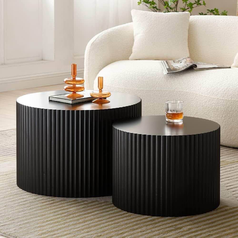 Round Coffee Table Set