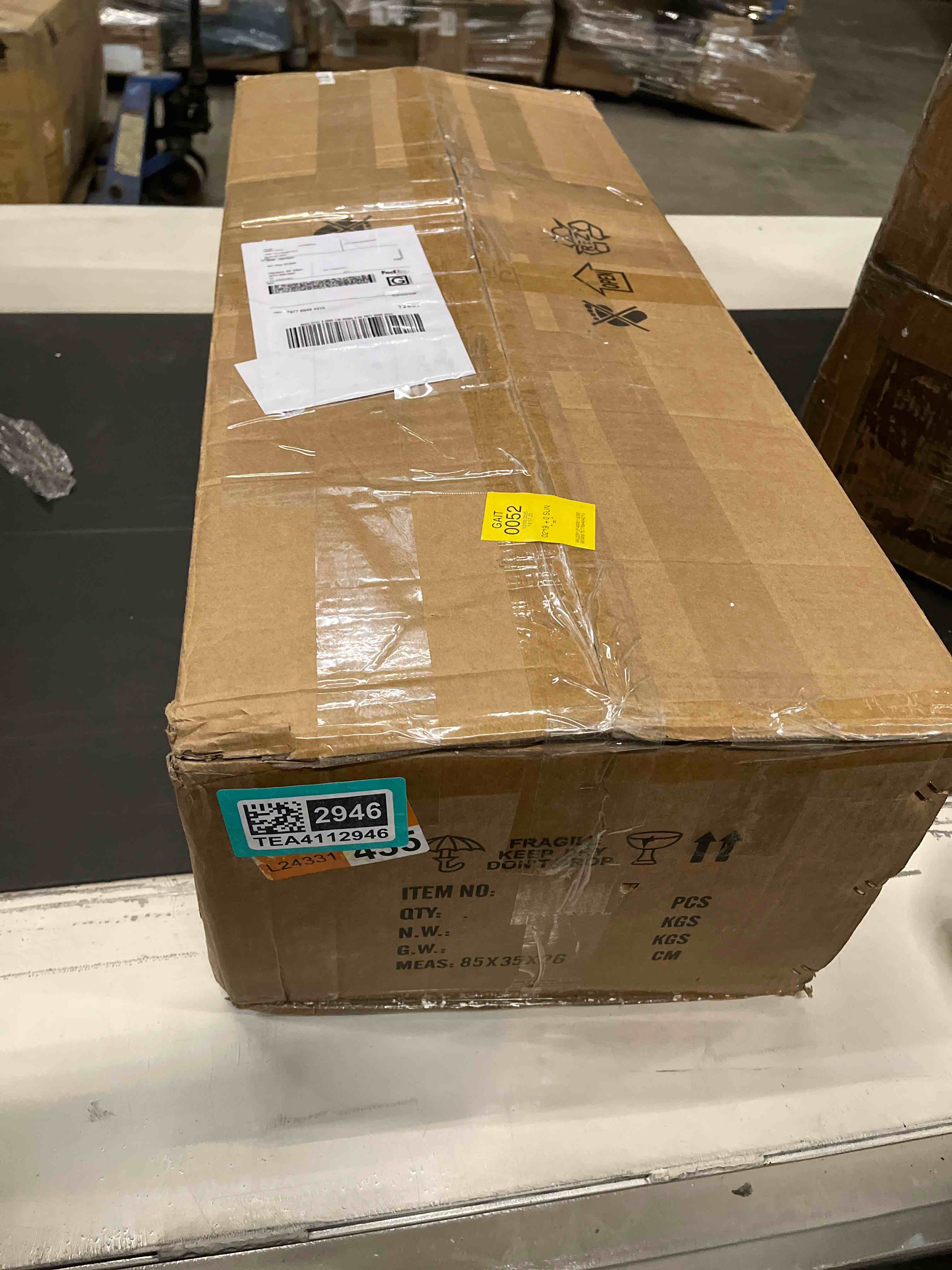 Condition photo showing Good Condition for 8 - Light Dimmable Tiered Chandelier With Crystal Accents