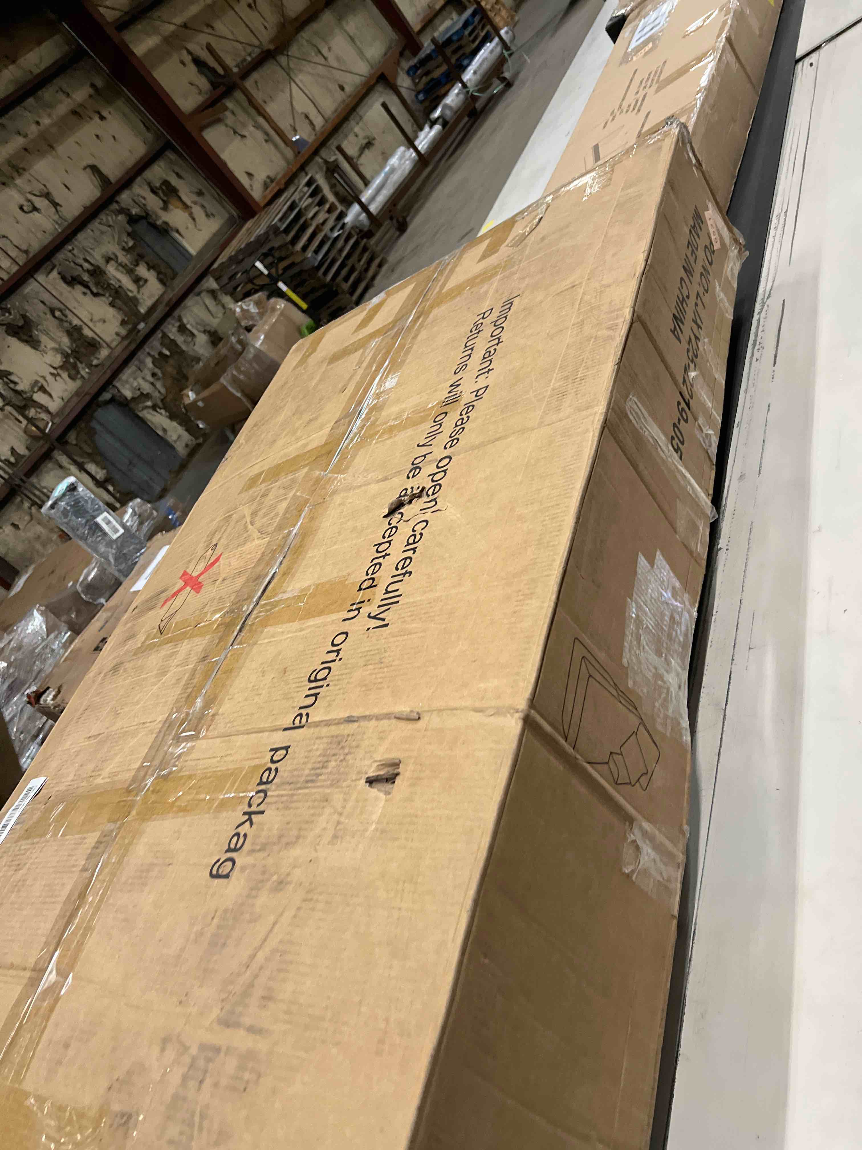 Condition photo showing As Is for 4 Seater Oversized  Modular Sectional Sofa, U Shaped Extra Large Corduroy With Double Chaises