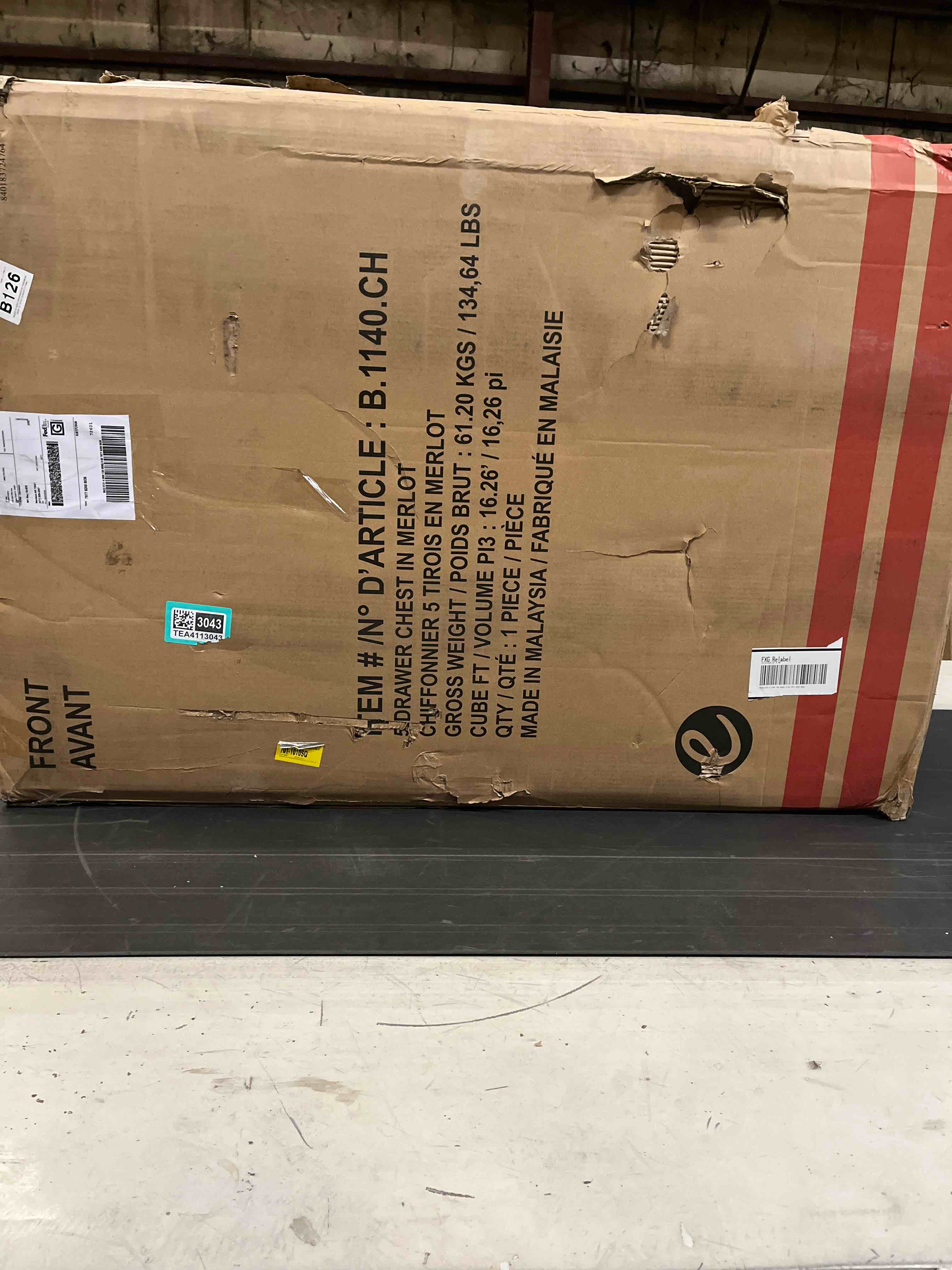 Condition photo showing Good Condition for 5 Drawer 30" W Chest