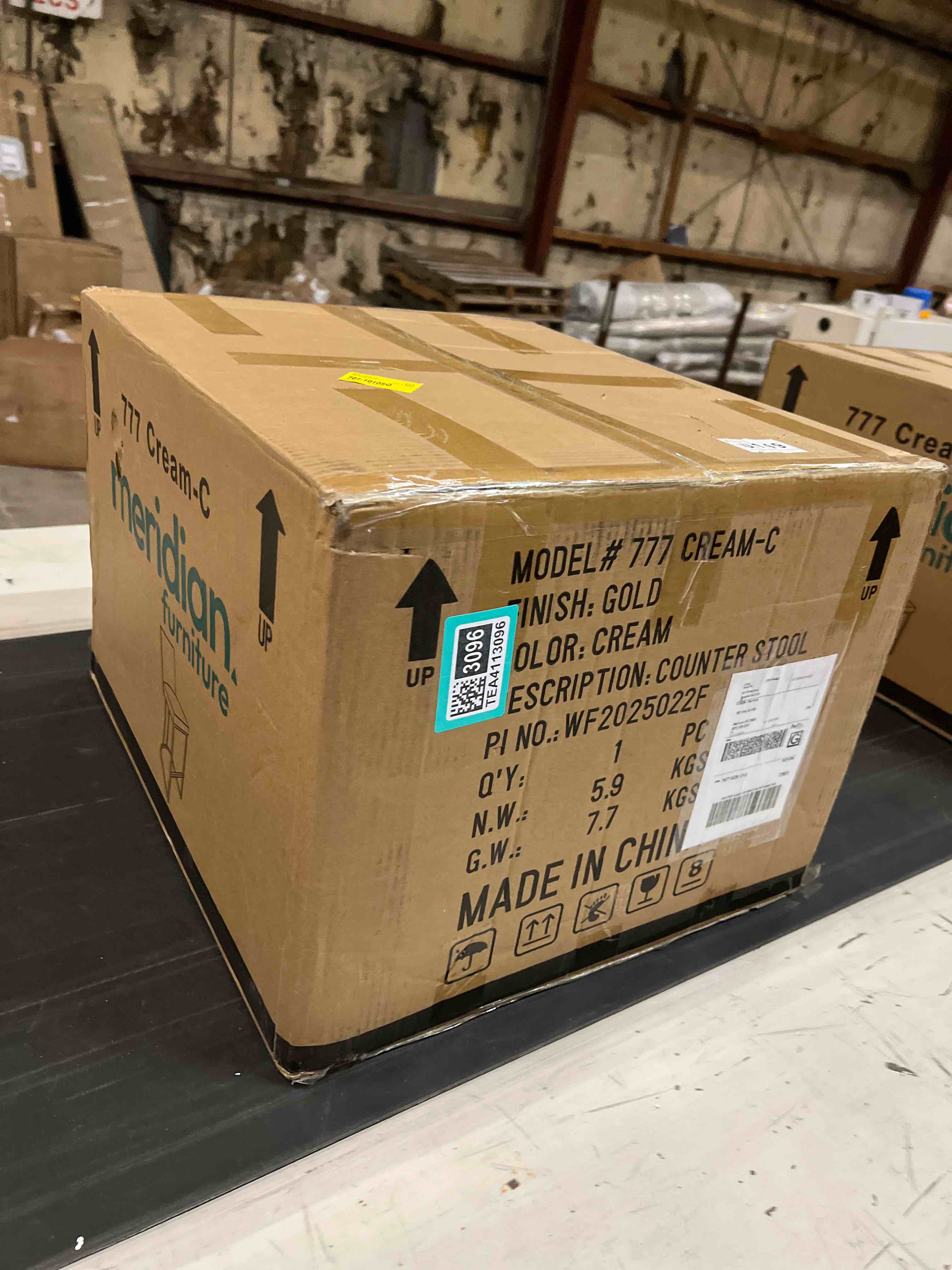 Condition photo showing As Is for Allenvale 26" Counter Stool