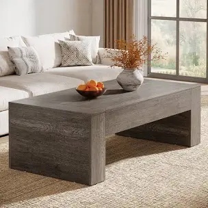 51-Inch Coffee Table Rectangle Cocktail Tea Table For Living Room