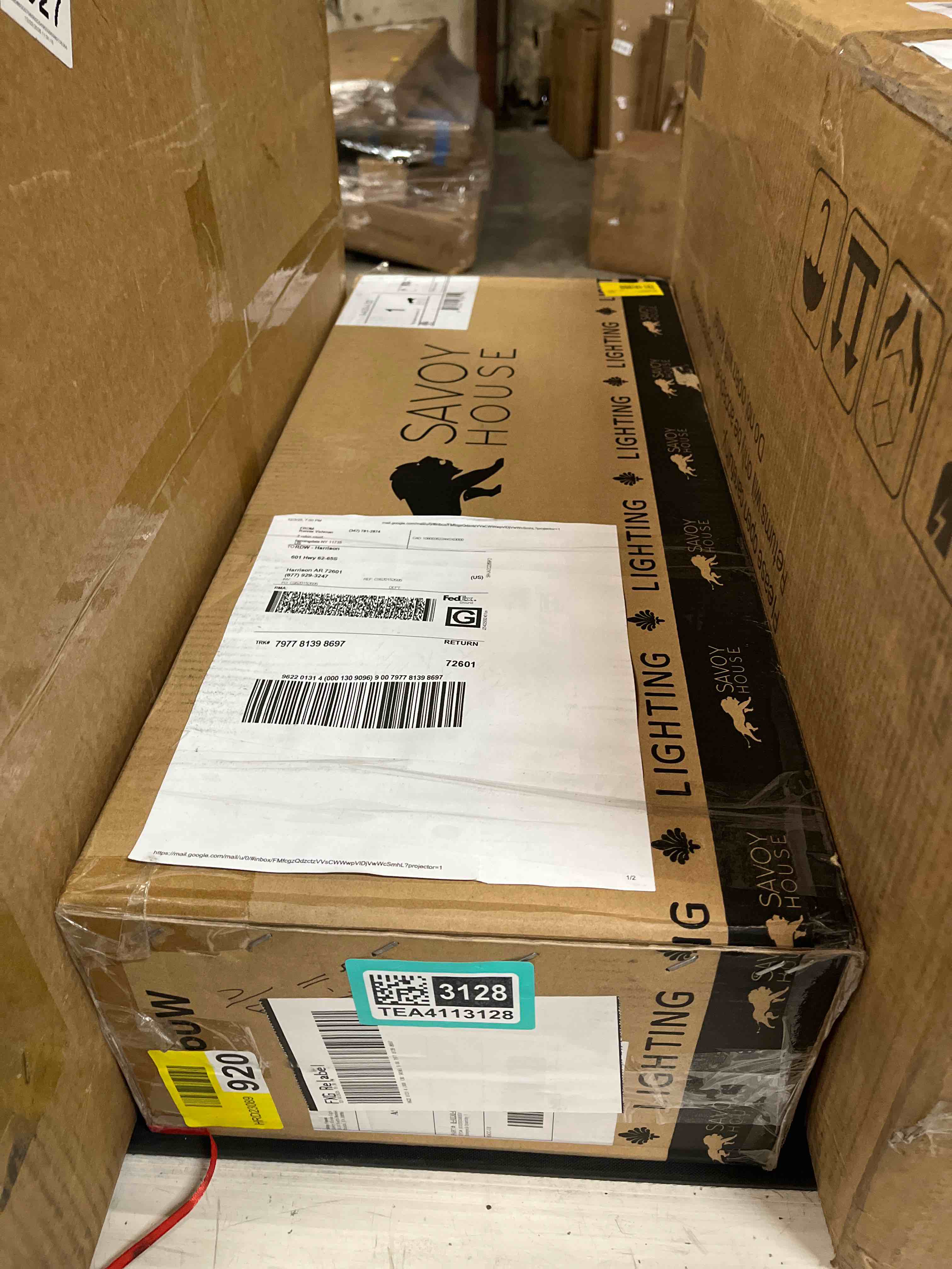 Condition photo showing As Is for Breena Dimmable Vanity Light