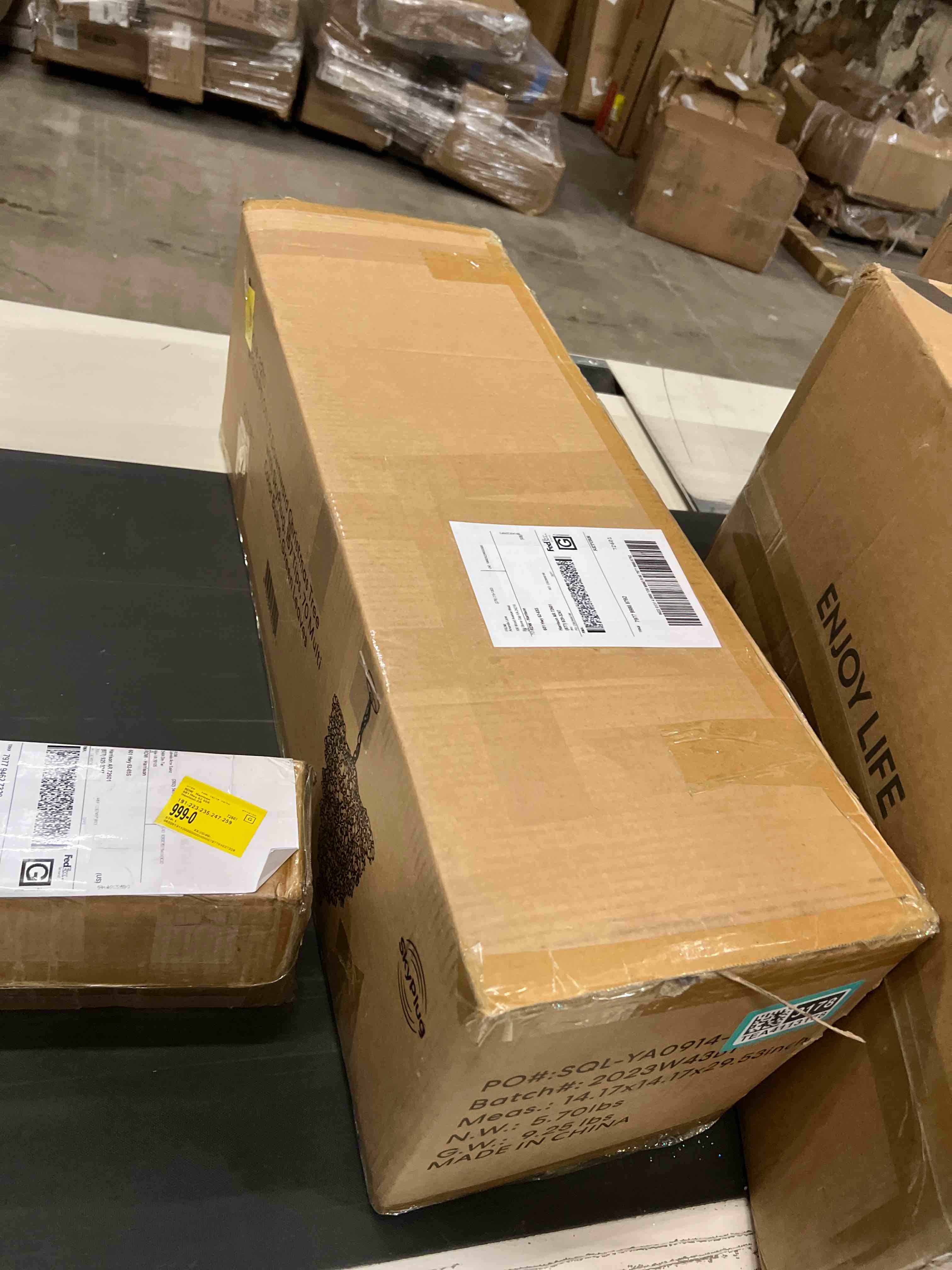 Condition photo showing As Is for Plug & Play Upside Down Classic Christmas Tree Chandelier