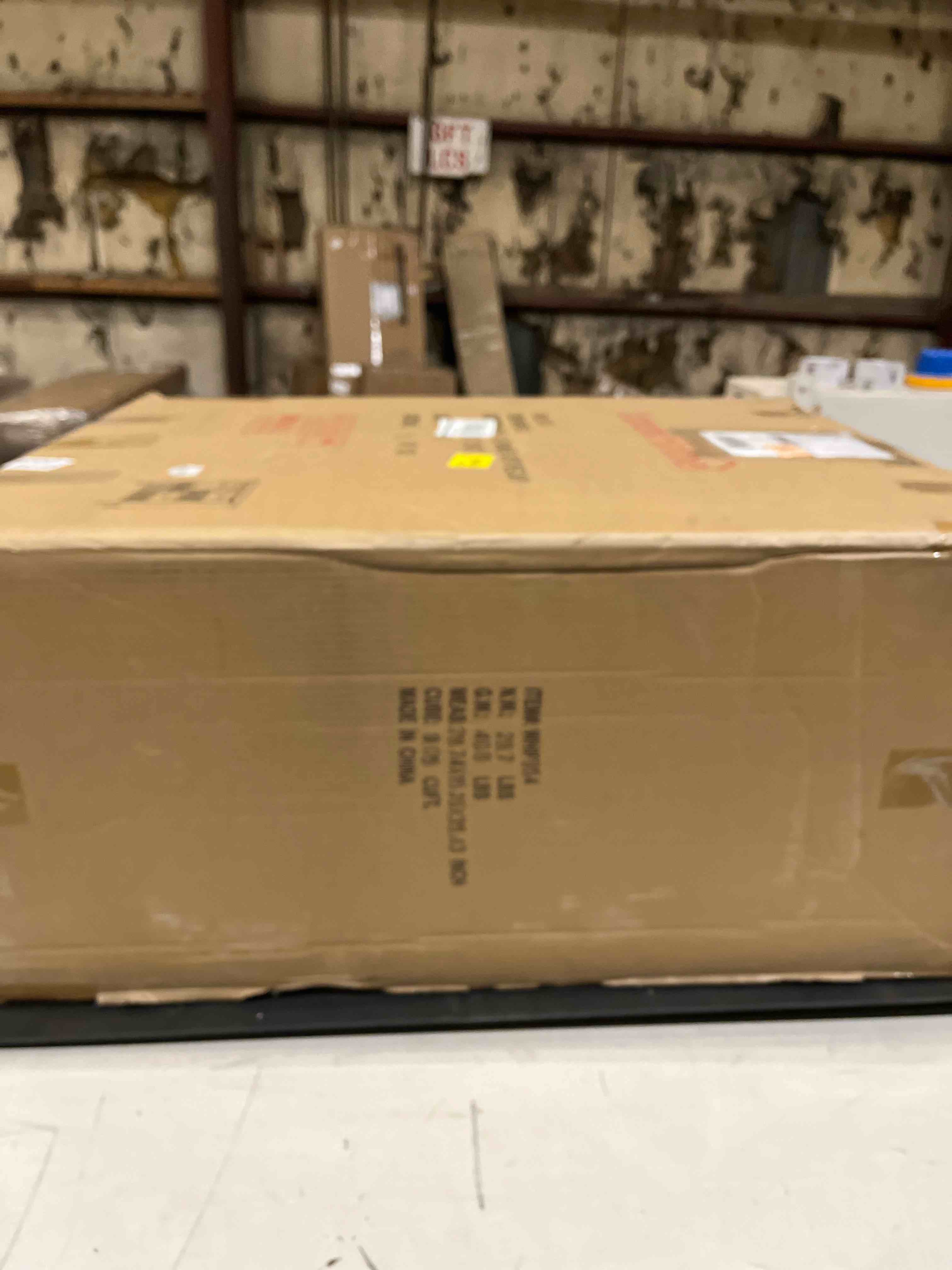 Condition photo showing As Is for Quinlan 8 Drawer Apothecary Accent Chest