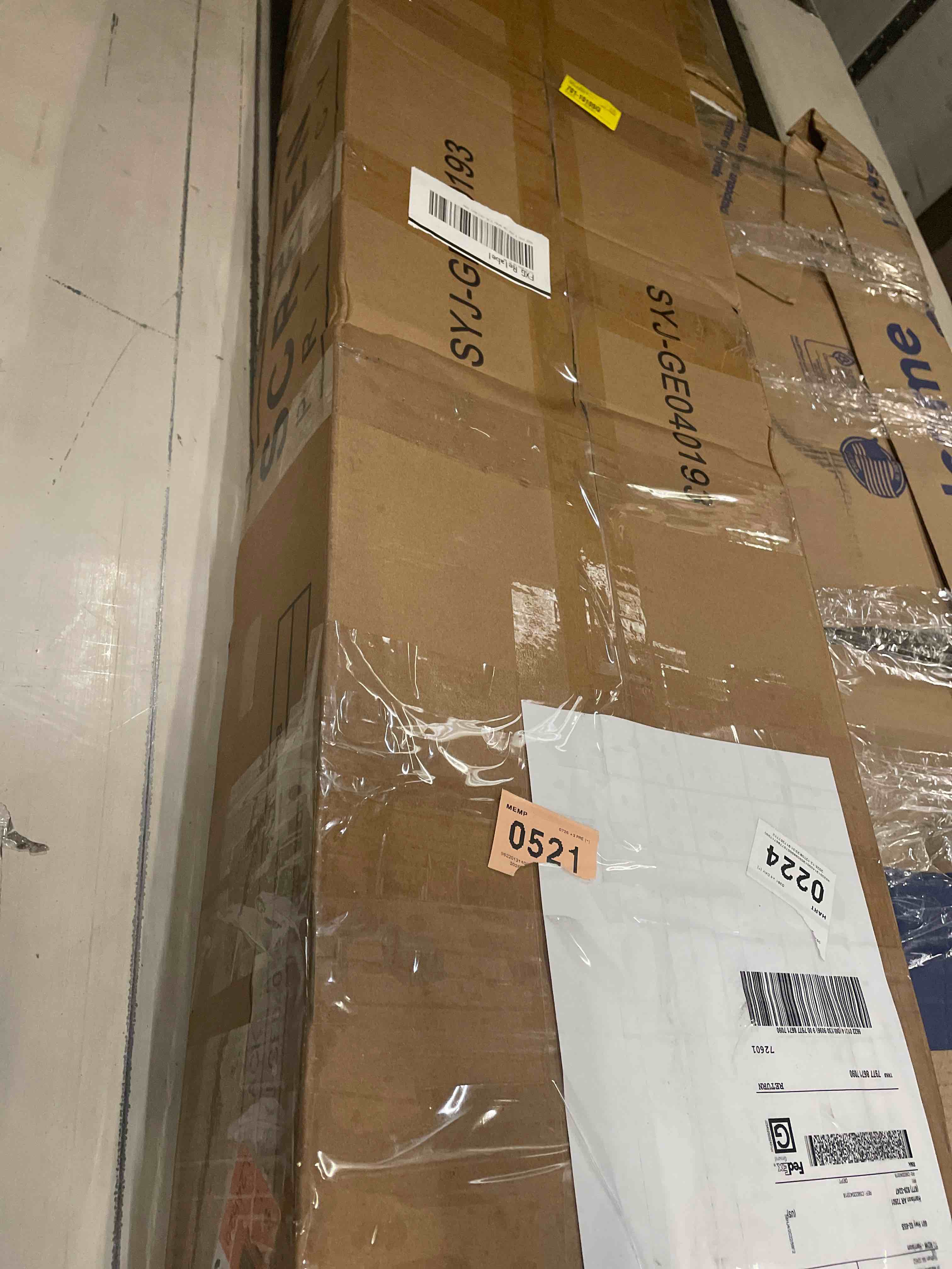 Condition photo showing As Is for 6 ft. H x 4 ft. W Metal Privacy Screen