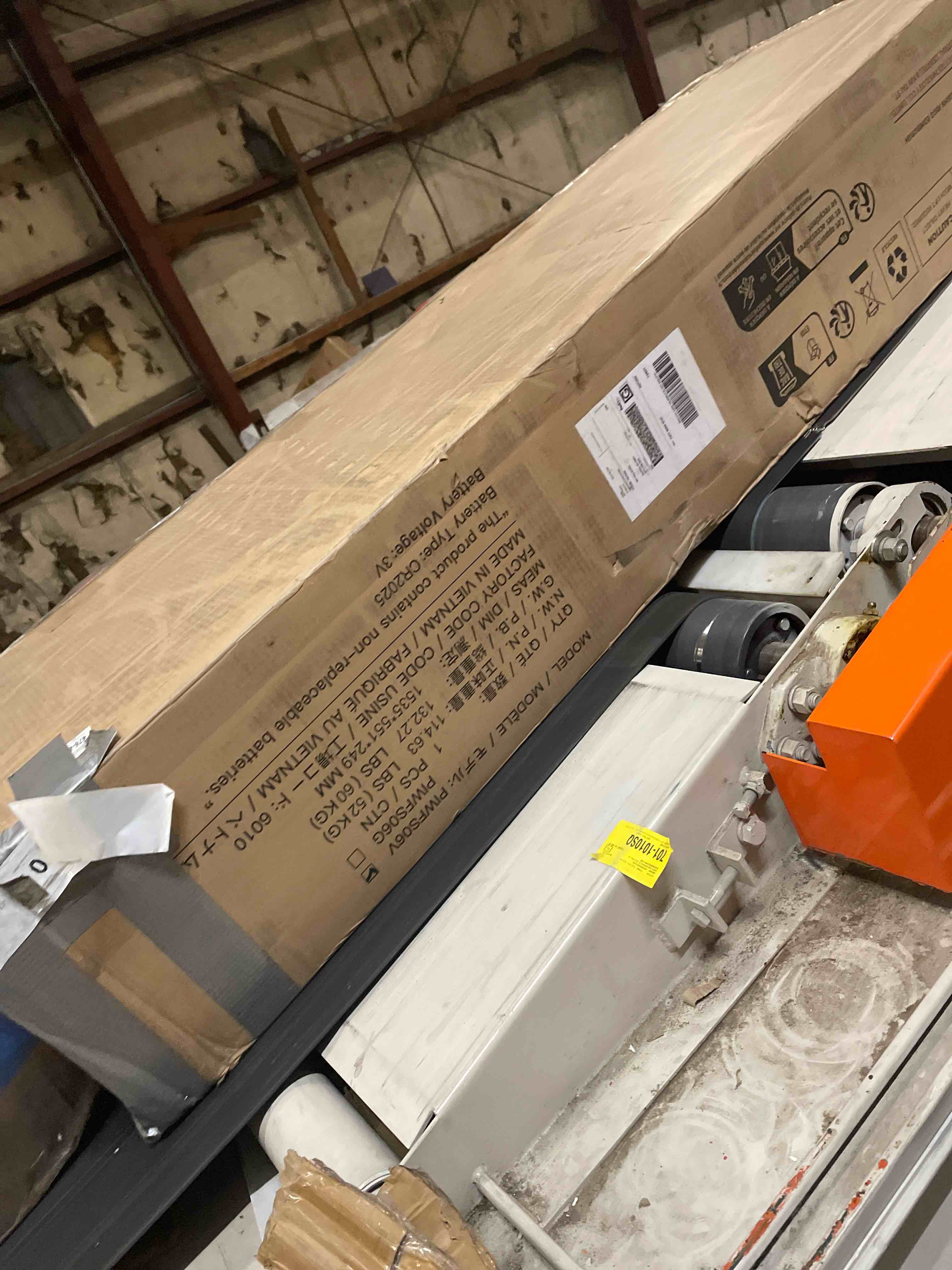 Condition photo showing As Is for Anias TV Stand For TVs Up To 70" With Electric Fireplace Included