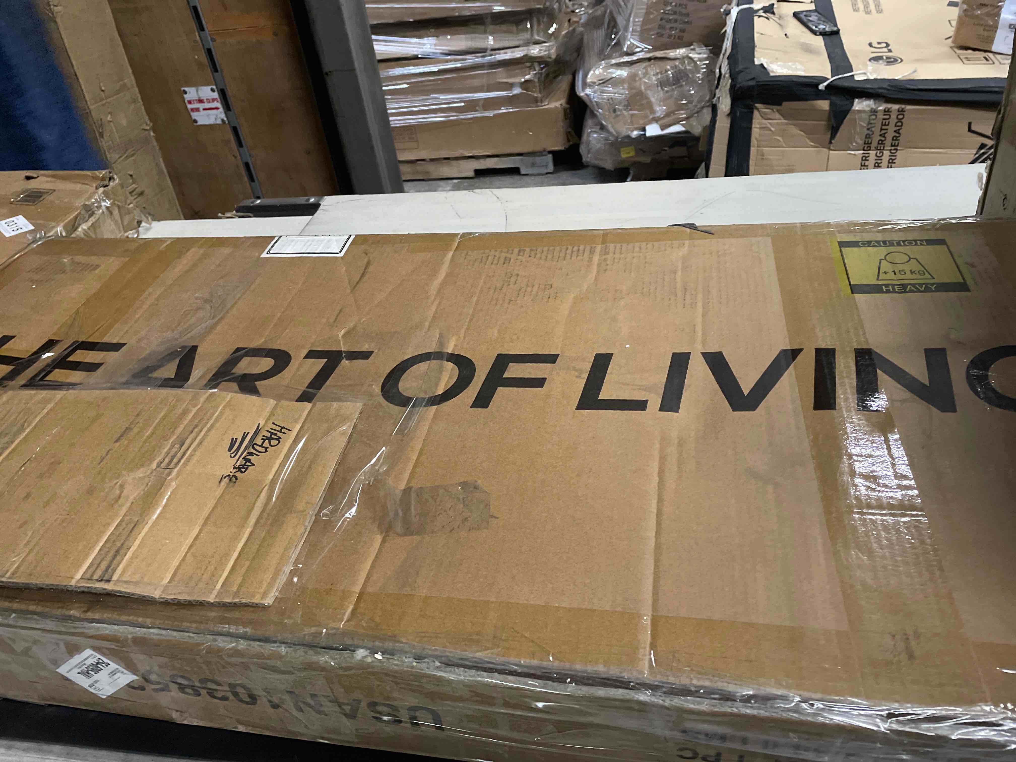 Condition photo showing As Is for Ajayceon Metal Platform Bed Frame With Vintage-Style Headboard And Footboard