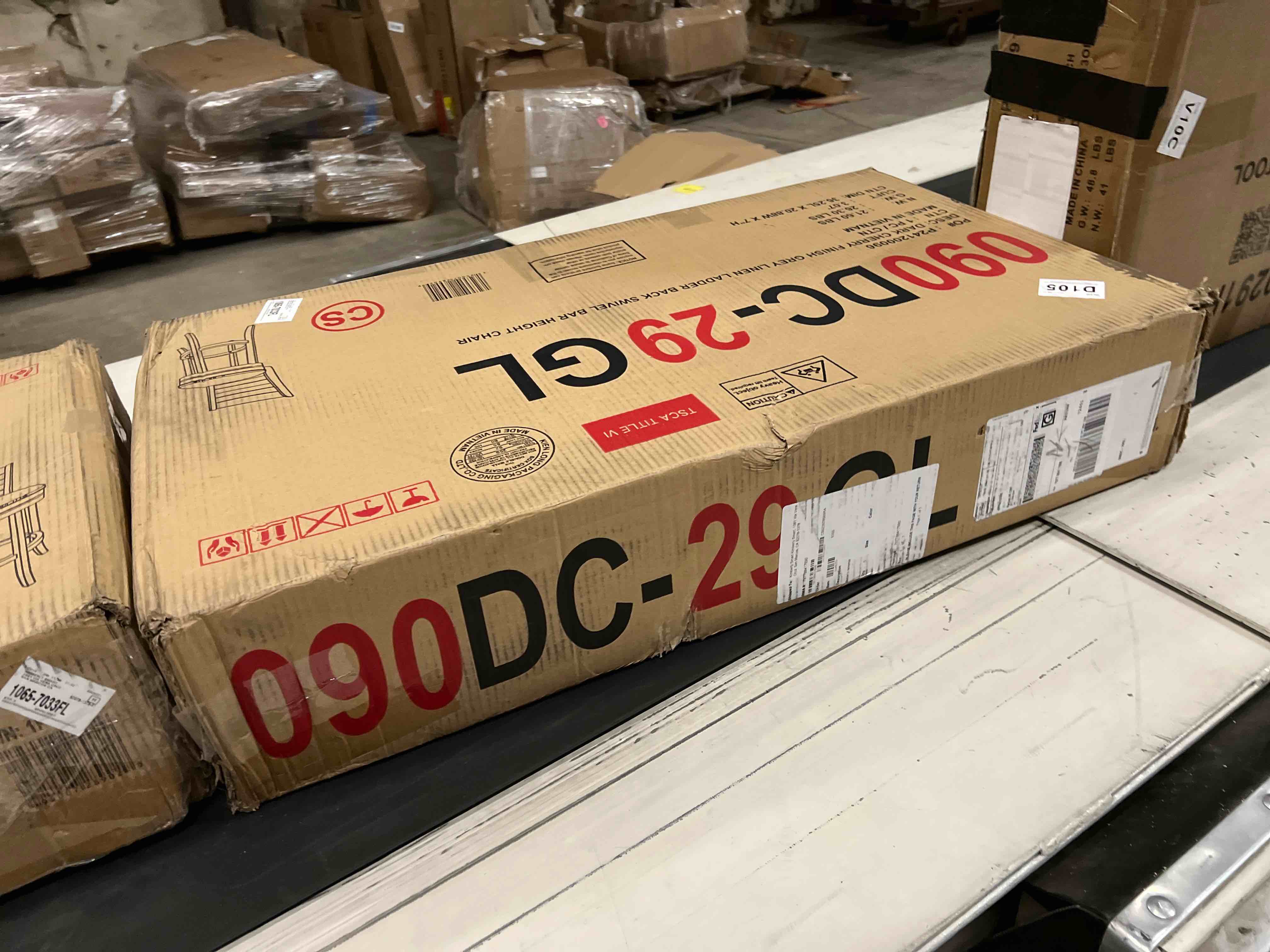 Condition photo showing As Is for Adelynn Swivel Bar \u0026 Counter Stool