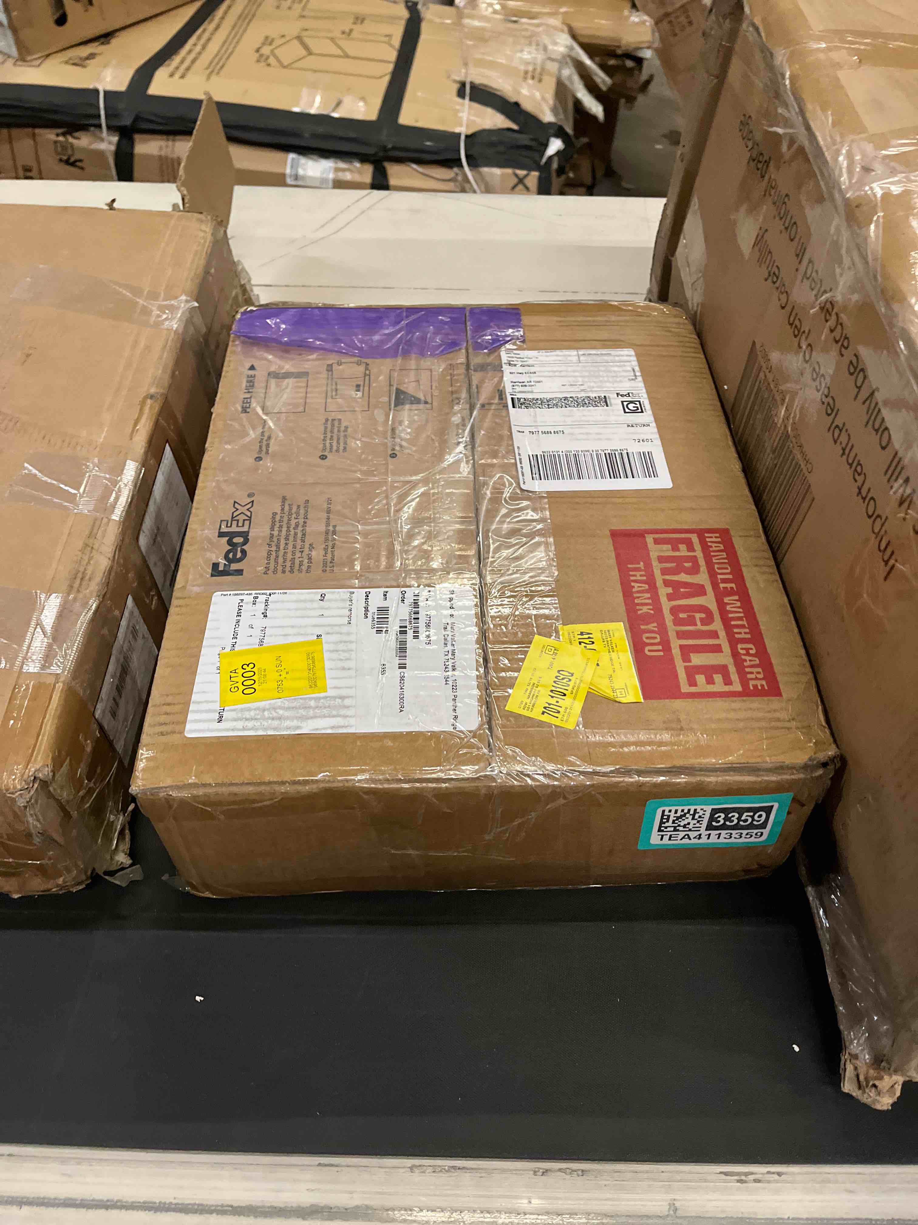 Condition photo showing As Is for Mirabella 3" x 4" Glass/Natural Stone/Ceramic Grid Mosaic Tile