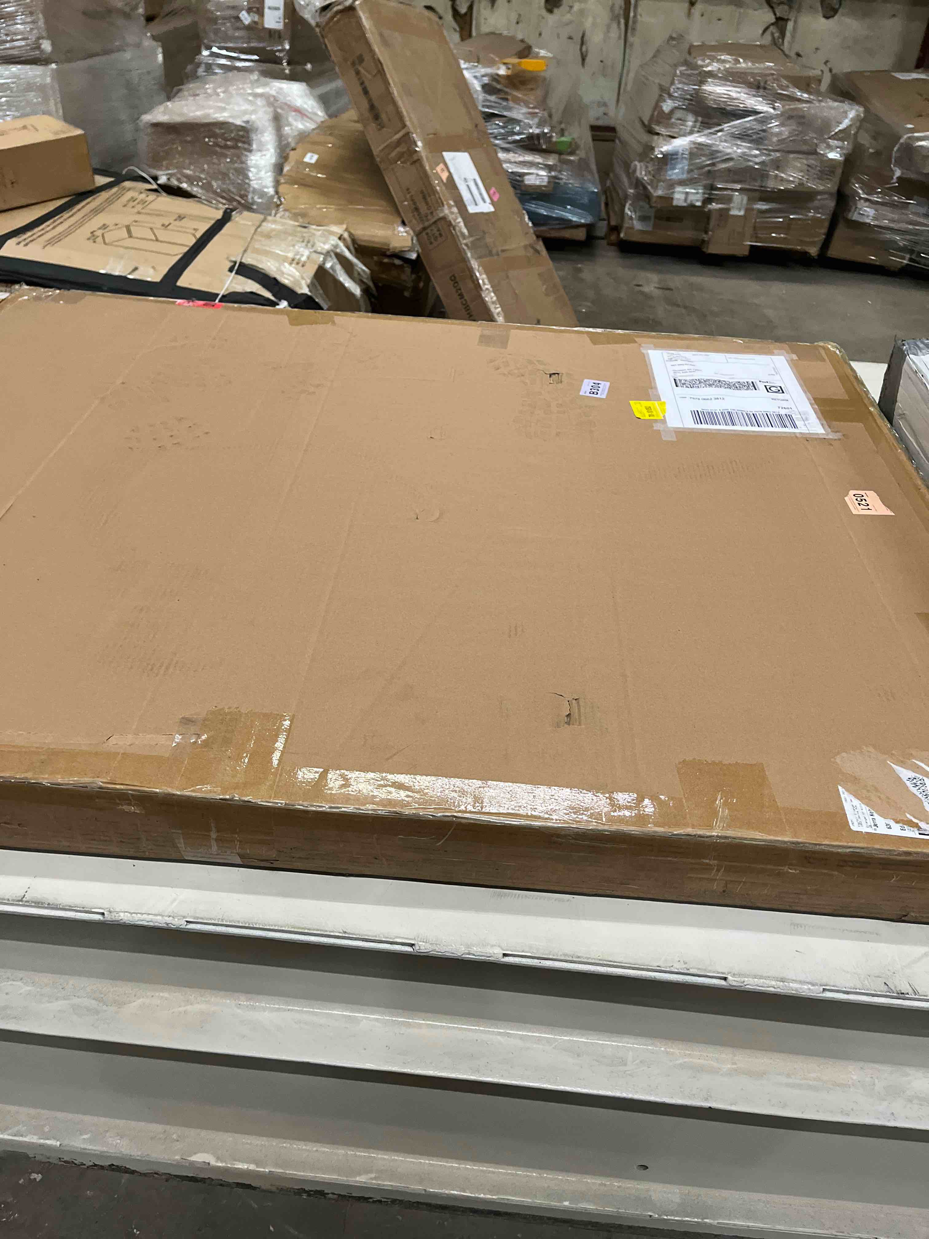 Condition photo showing As Is for Kengston Modern & Contemporary Rectangular Bathroom Vanity Mirrors