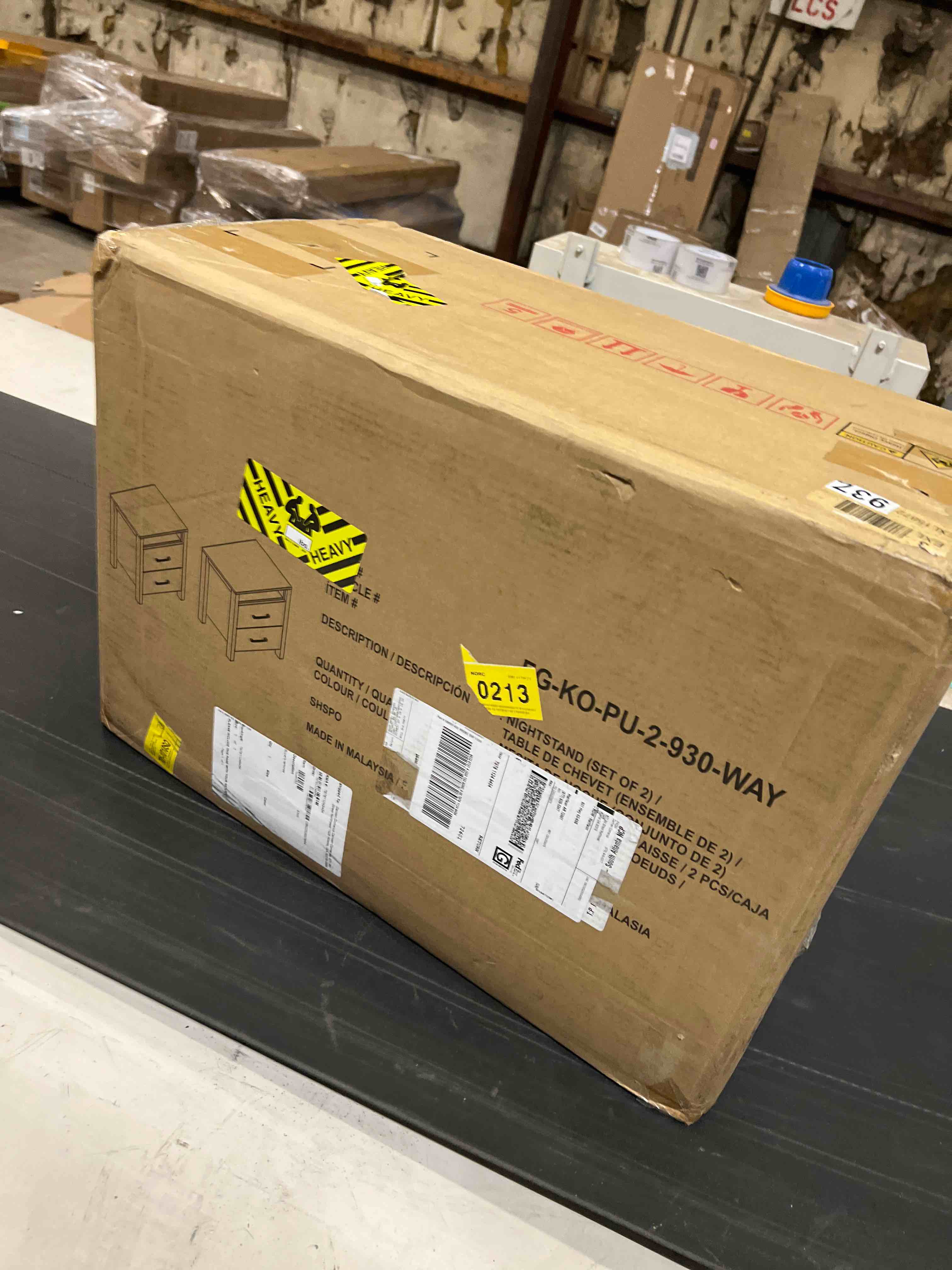 Condition photo showing As Is for Allysyn 22.7" 2 Drawer Nightstand