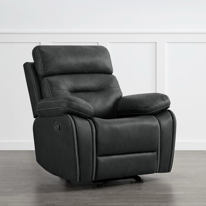 Jacelynn 39\u0027\u0027 W Rocker Glider Transitional Upholstered Recliner