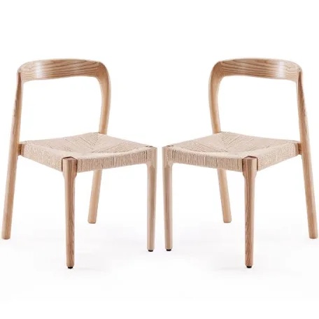 Modern Solid Wood Side Dining Chairs
