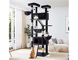 Neligh 59.4\u0027\u0027 Tall Cat Tree with Litter Box Enclosure