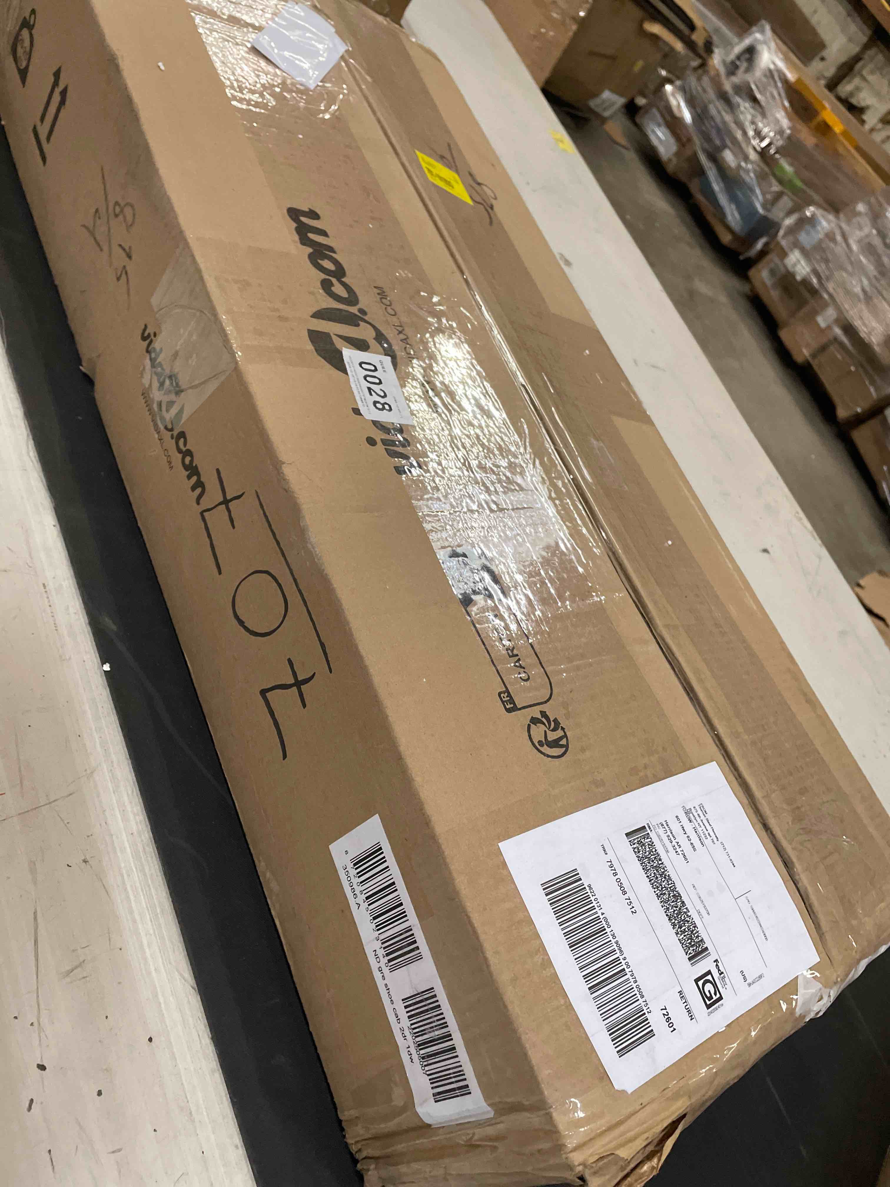 Condition photo showing As Is for Shoe Cabinet 4-Tier Hidden Shoe Organizer with Drawer Solid Pine Wood