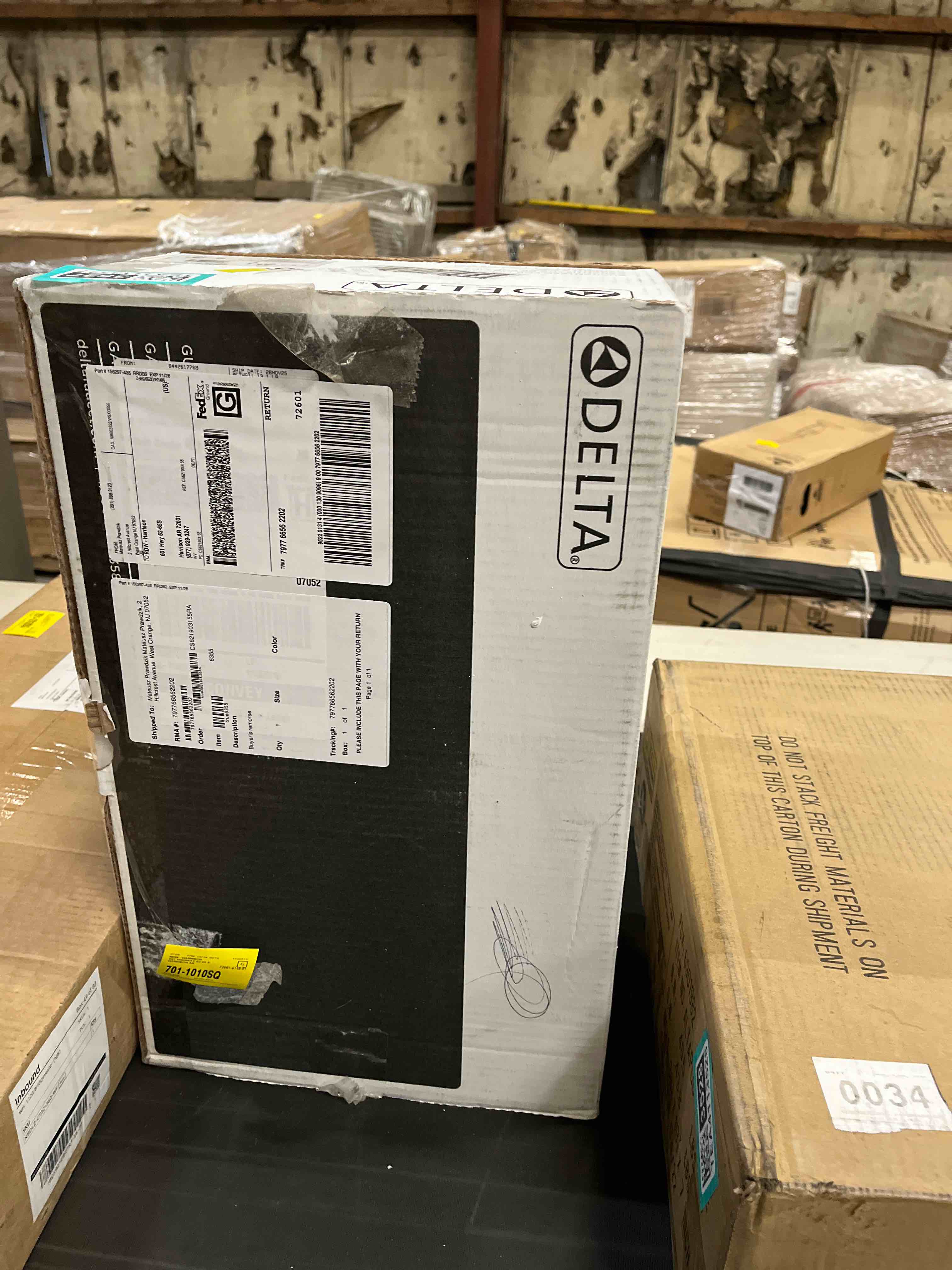 Condition photo showing As Is for Modern Raincan Round Shower System, Rain Shower Head with Handheld Spray, Shower Faucet Set