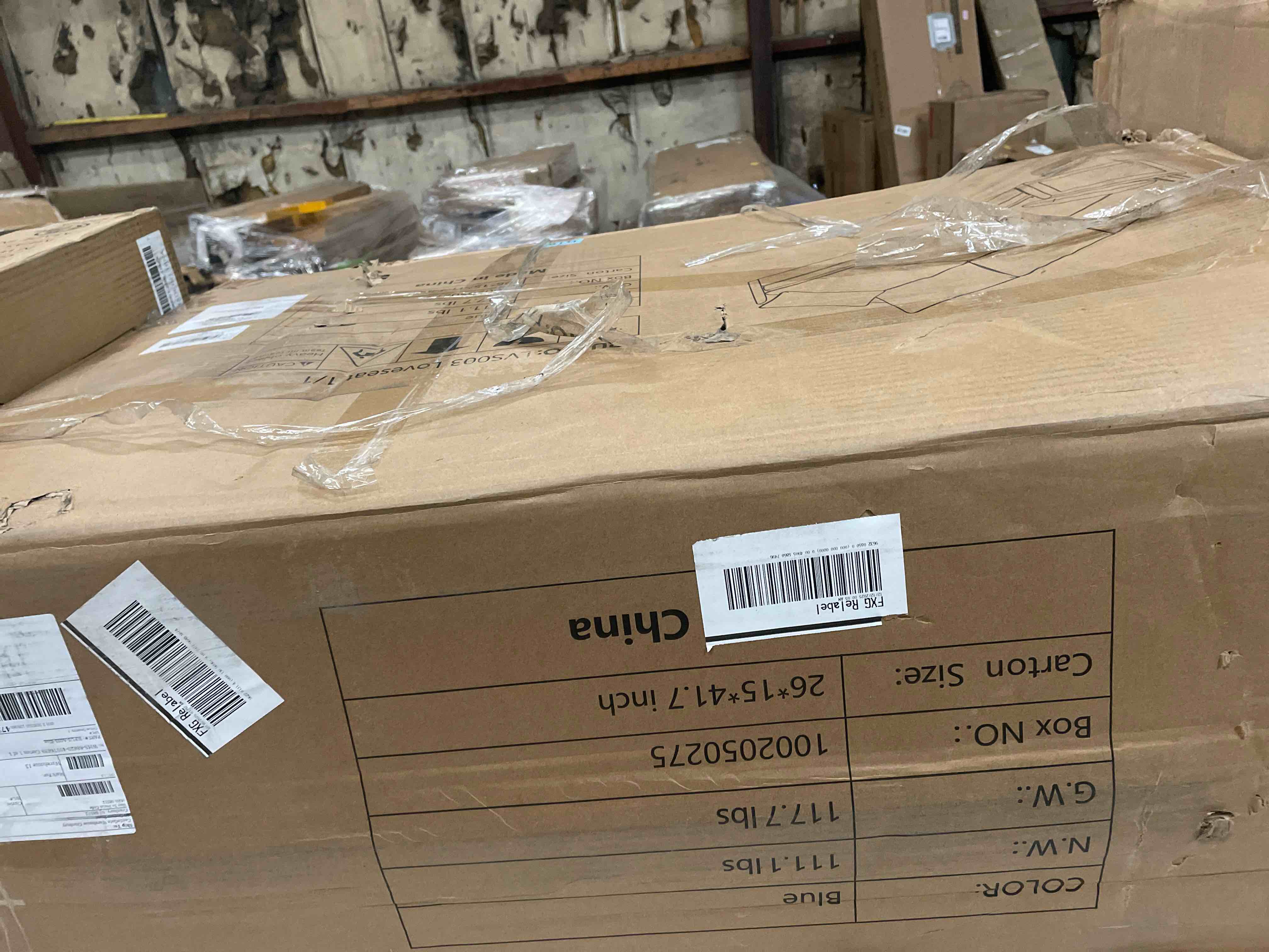 Condition photo showing As Is for Bosworth Cheadle 2 - Piece Living Room Set