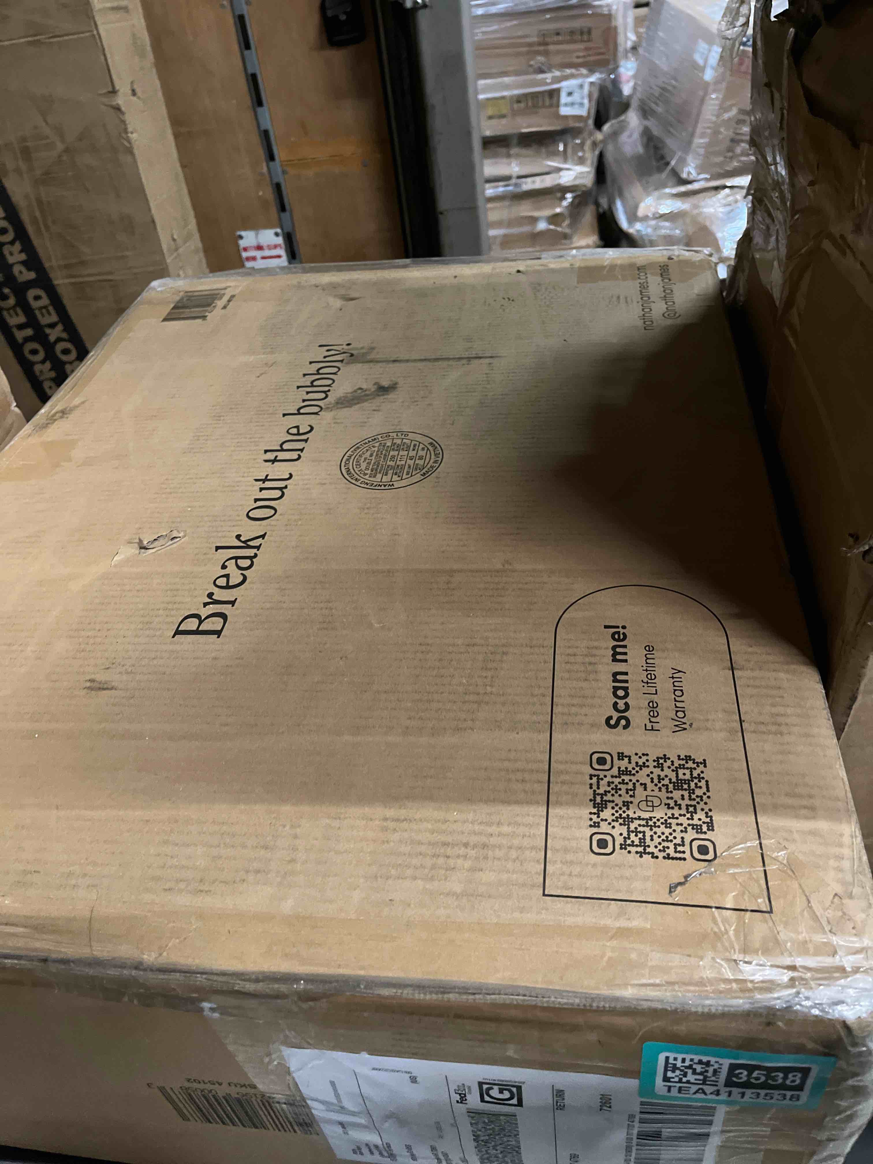 Condition photo showing As Is for Sally Bar Cart